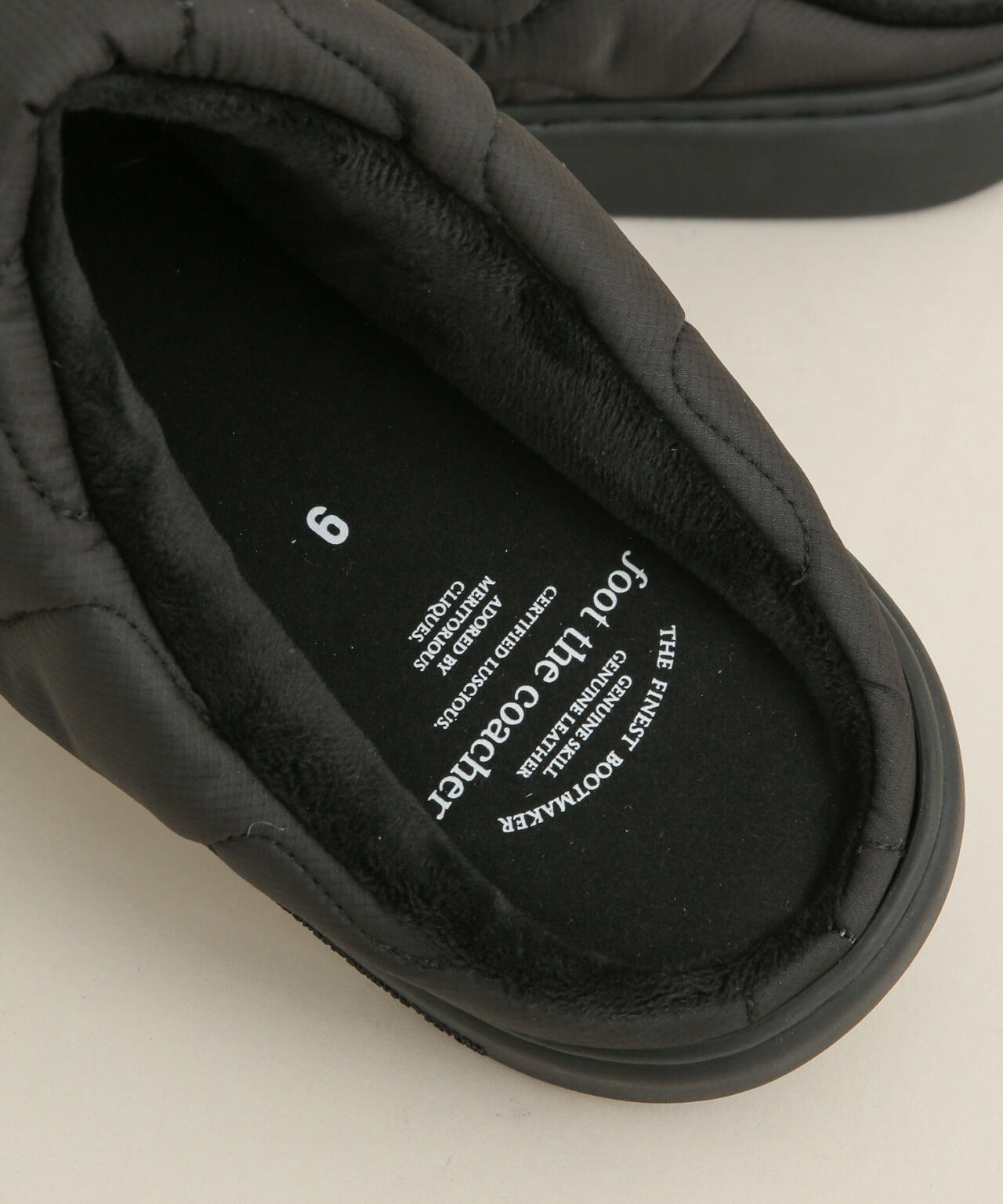 foot the coacher/QUILTING SANDALS(WAVE STITC)