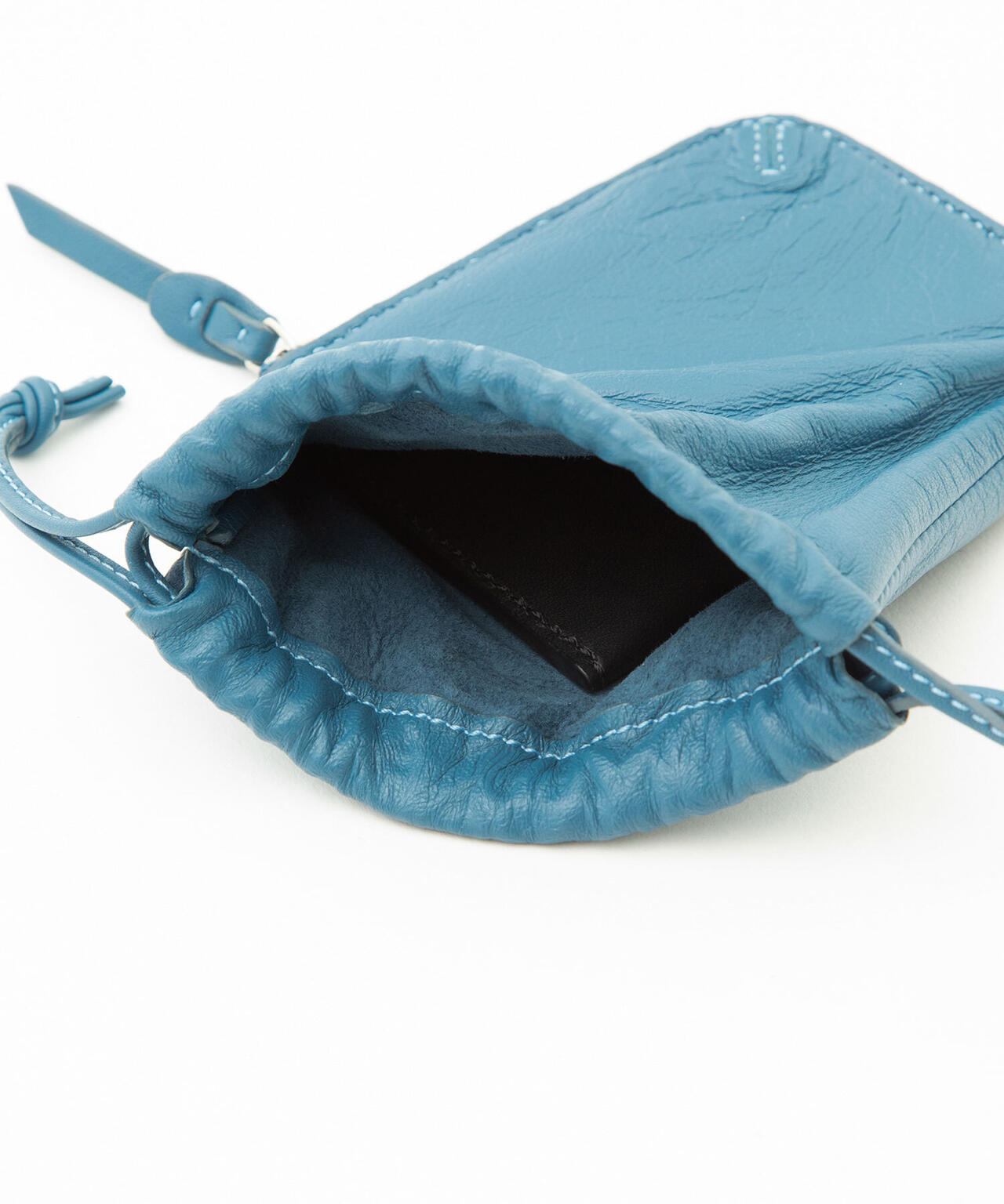 小物 ED ROBERT JUDSON DRAWSTRING L-ZIP PURSE ED ROBERT JUDSON/drawstring L-zip purse