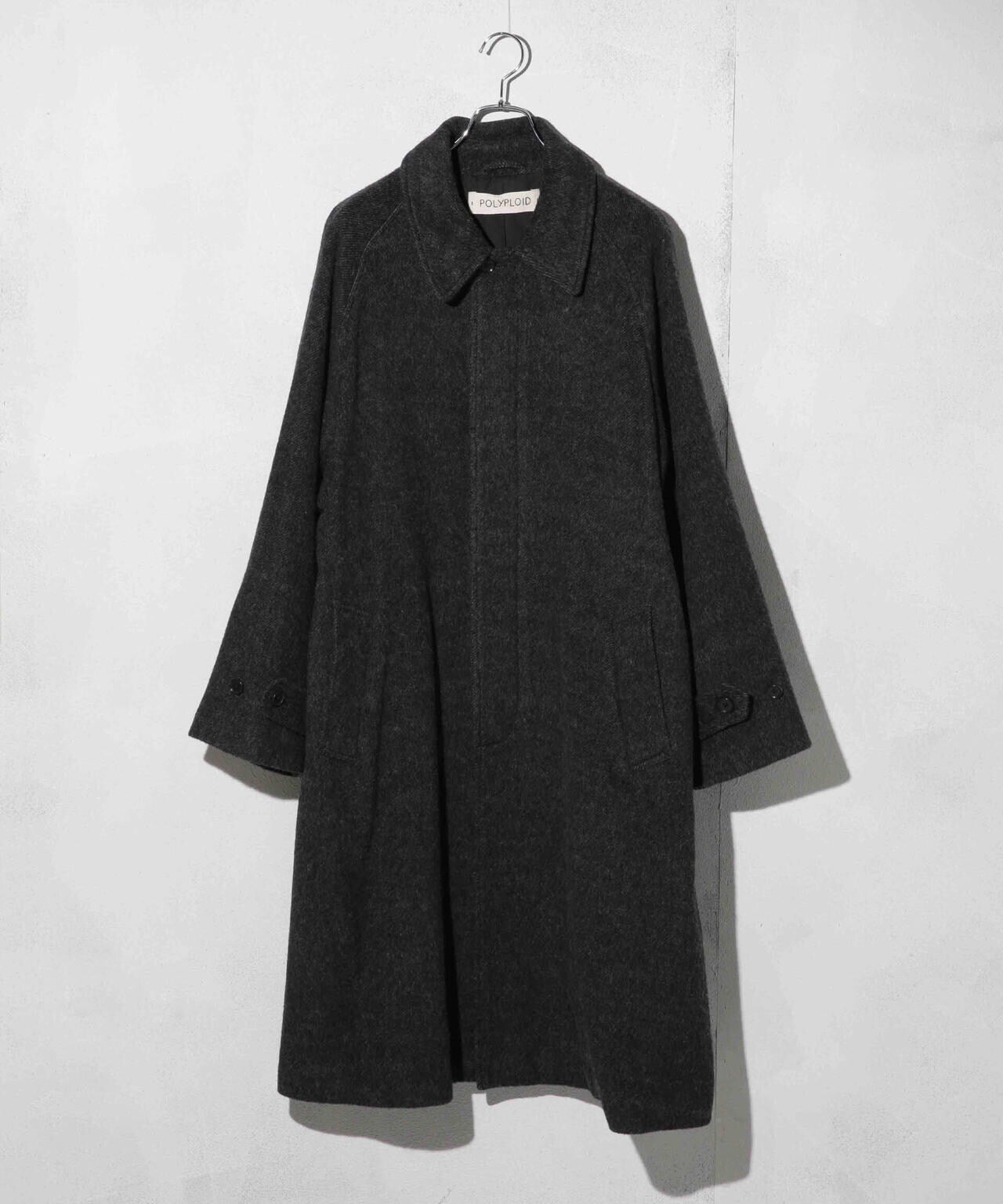 ✨未使用タグ付き✨ナノユニバース チェスターコート ヘリンボーン ロング丈 L 88835931b_b_09_500.jpg
