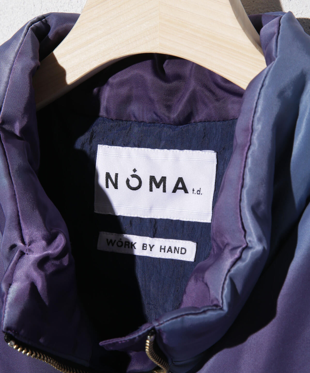 NOMA t．d．/Hand Dyed Puffer Vest