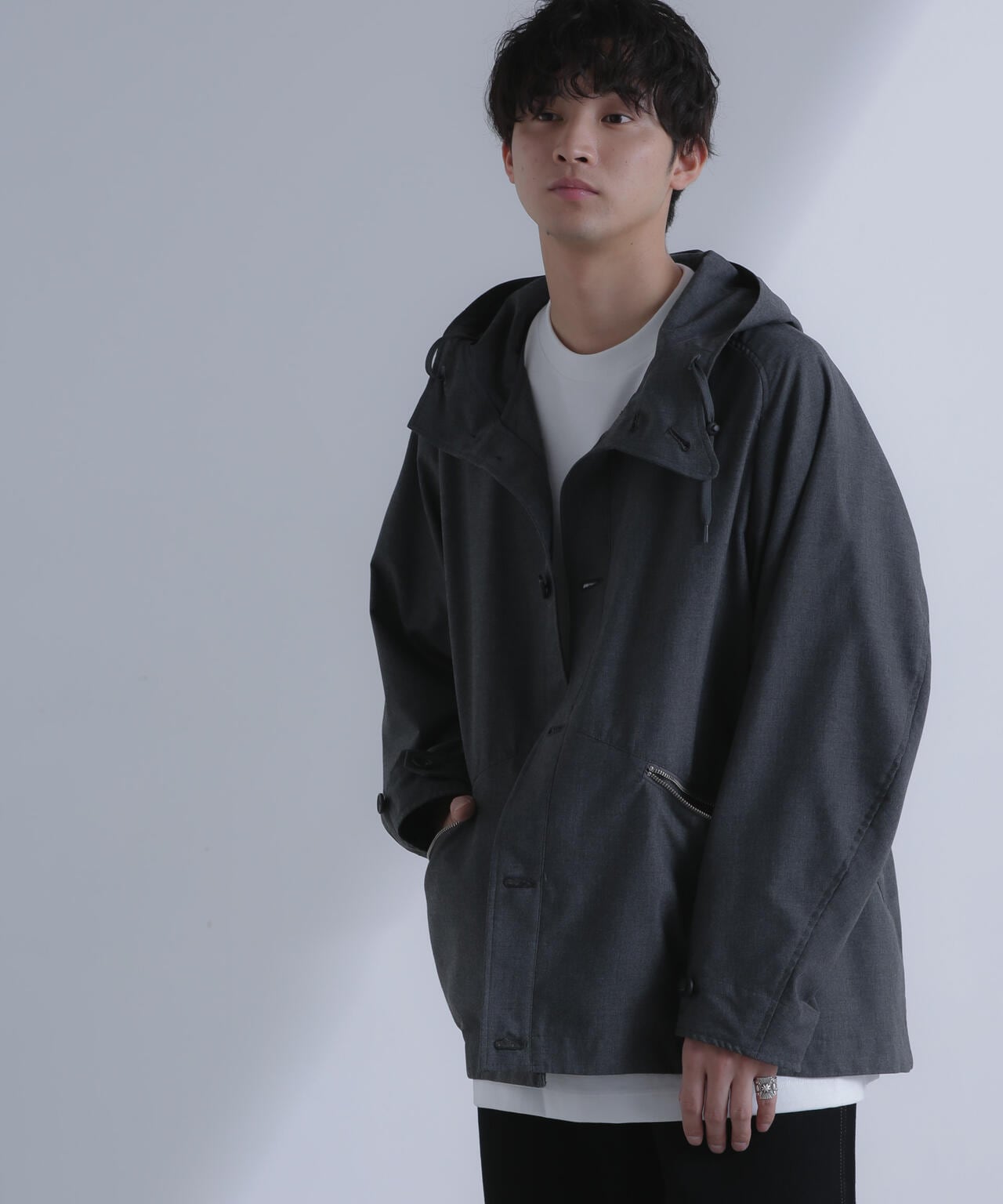 LARDINI White Mountaineeringノーカラージャケット WHITE MOUNTAINEERING（ホワイトマウンテニアリング）の