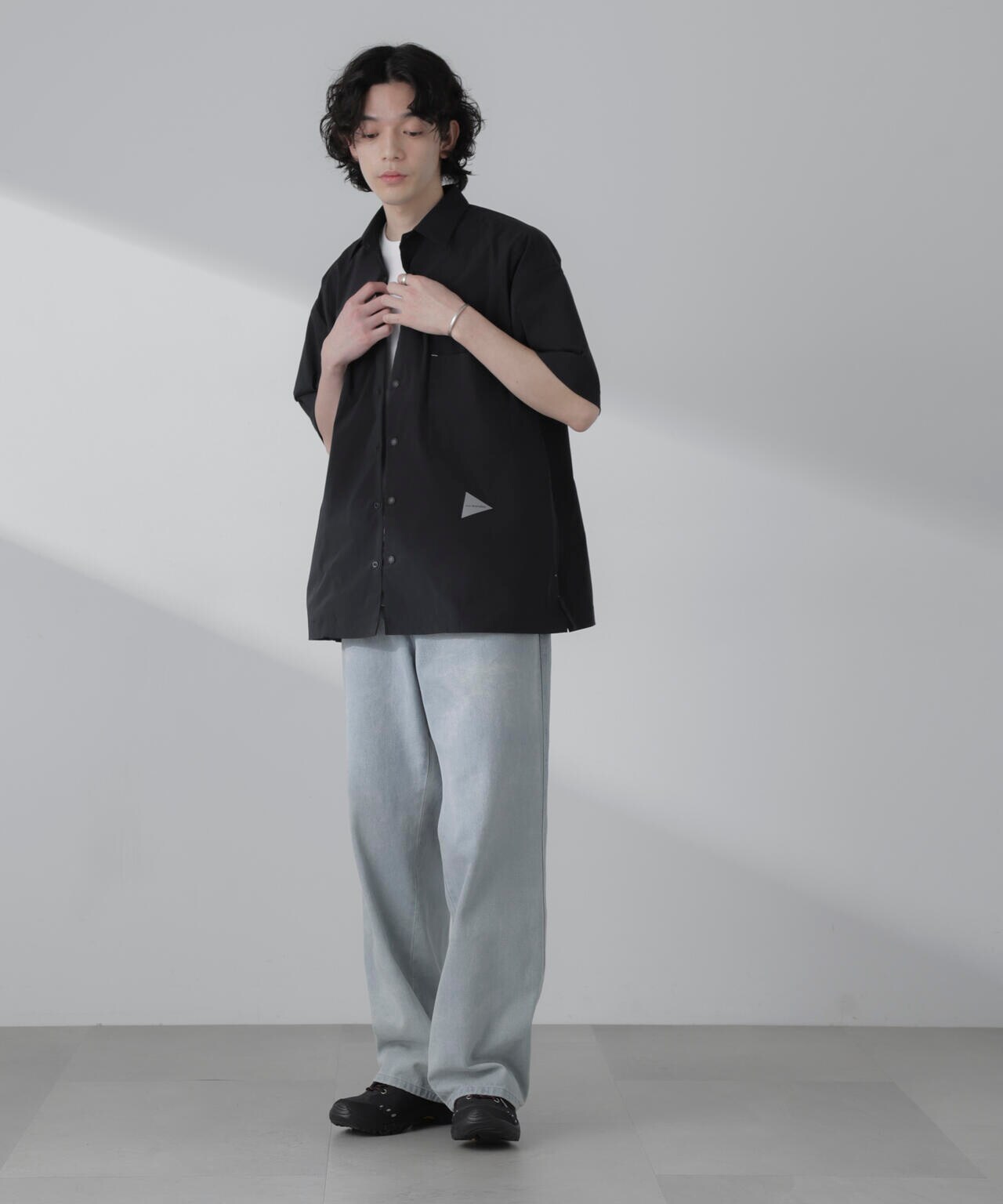 and wander/UV cut stretch SS shirt 6704121007
