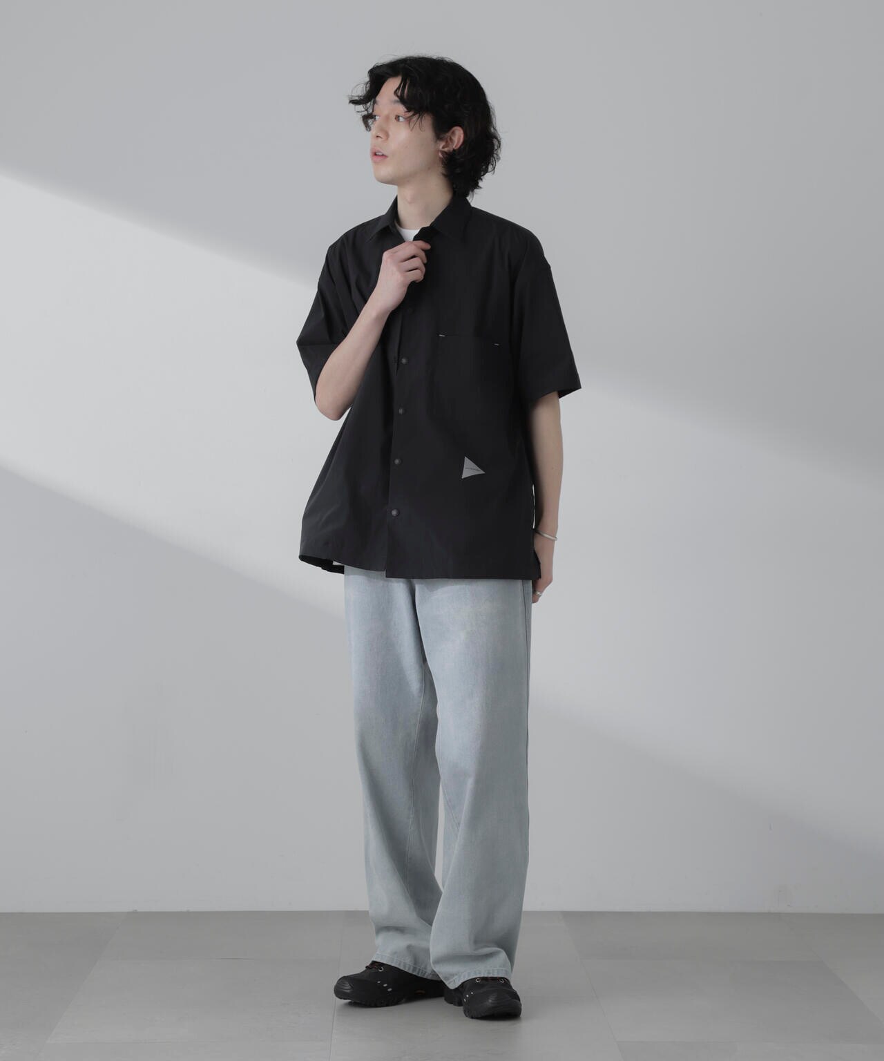 and wander/UV cut stretch SS shirt 6704121007