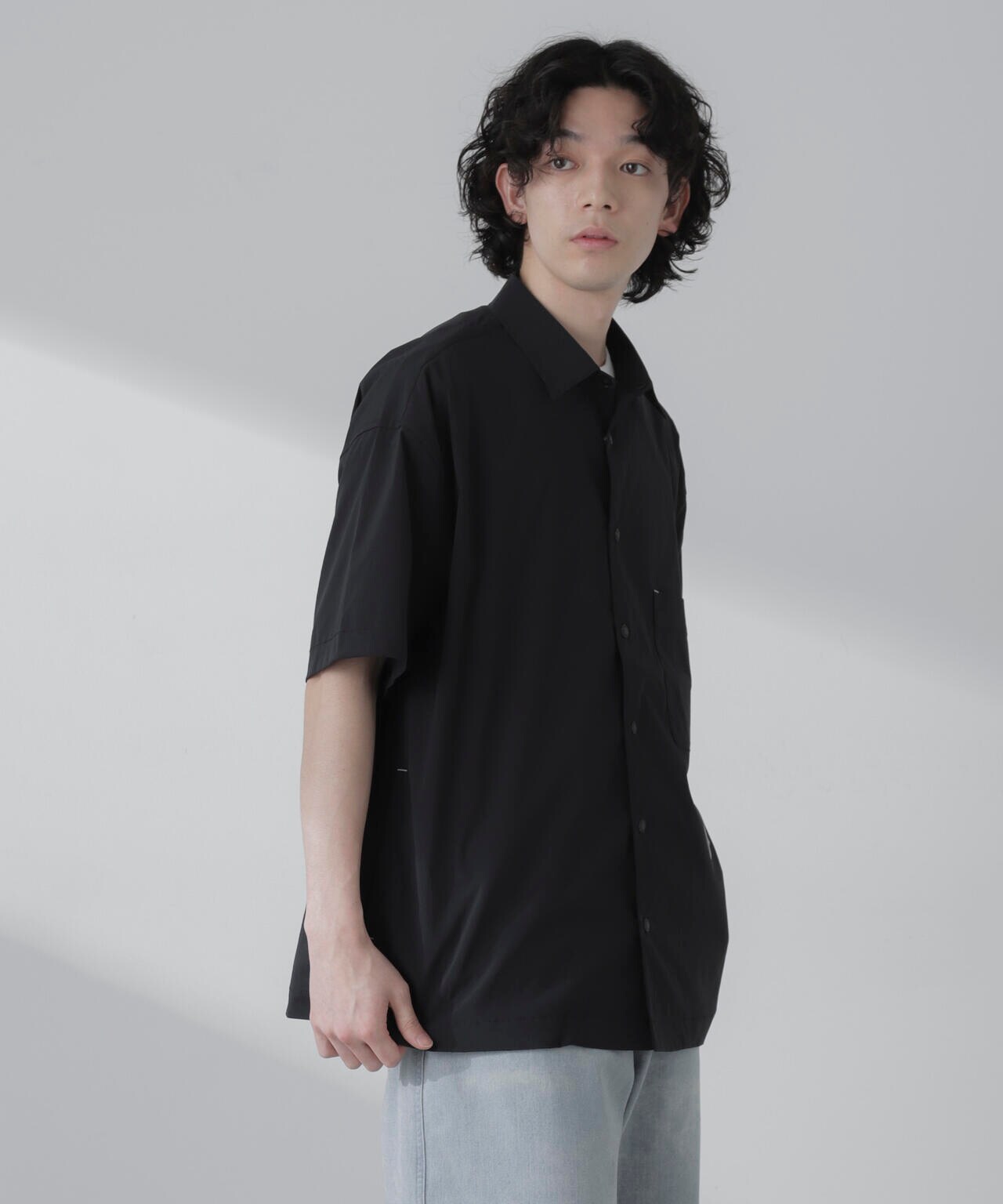 and wander/UV cut stretch SS shirt 6704121007