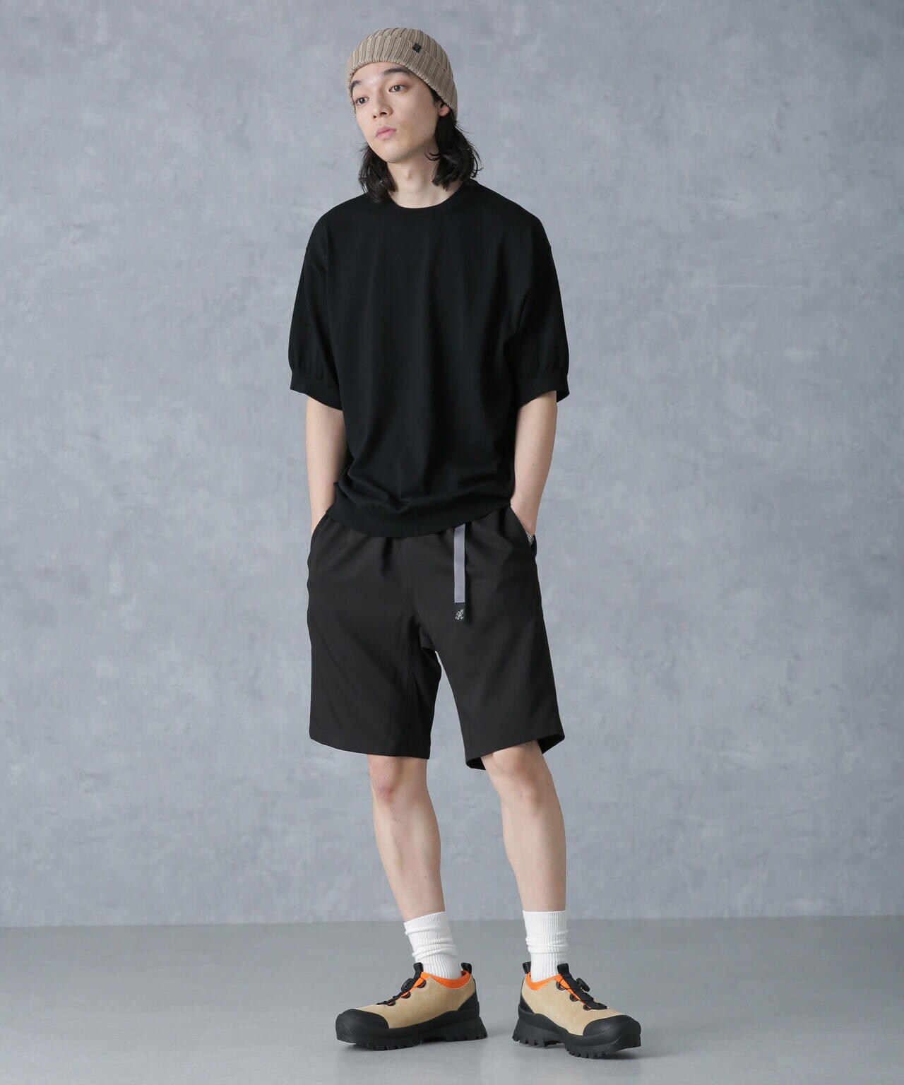 crepuscule / 別注 S/S CREWNECK KNIT