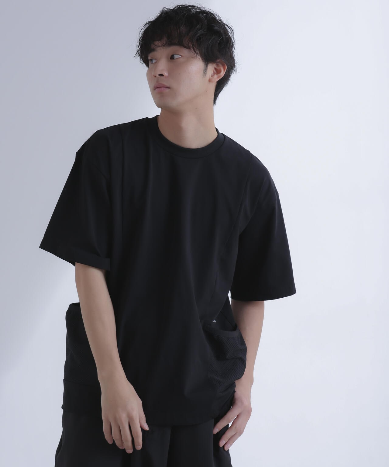 White Mountaineering/SIDE POCKETS T-SHIRT 6704124048