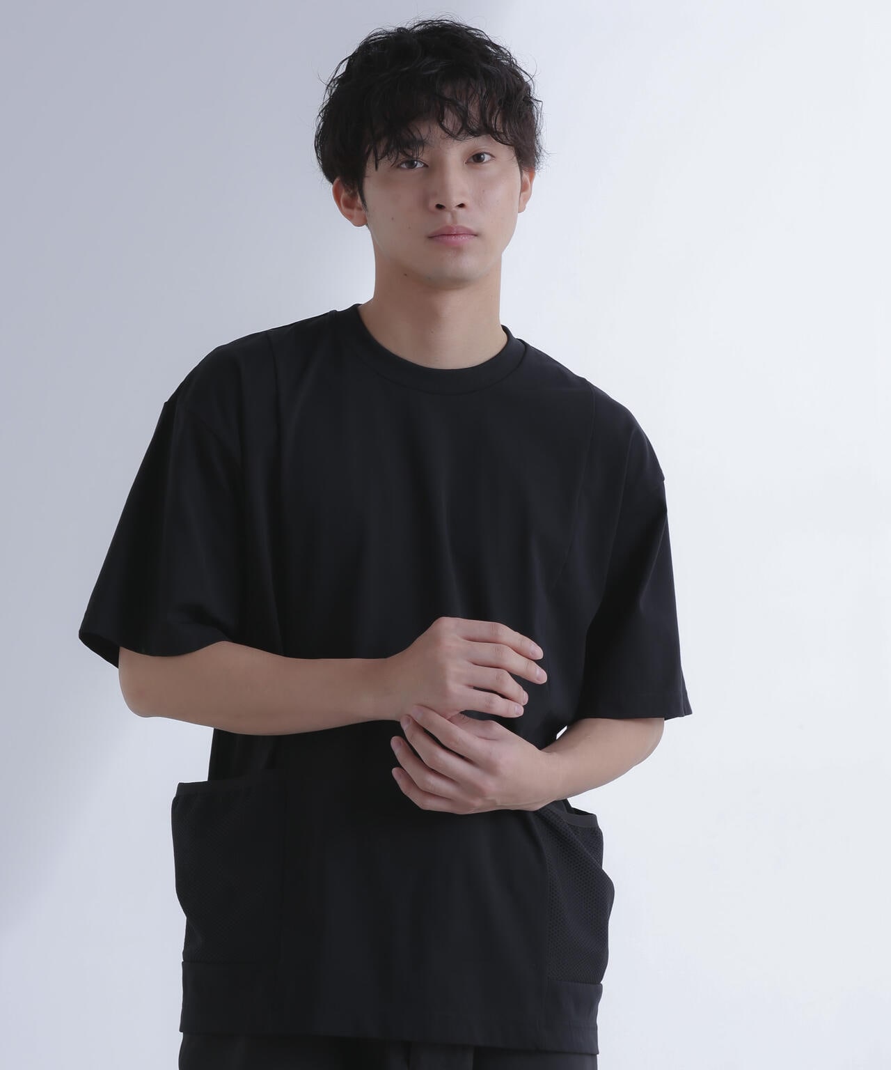 White Mountaineering/SIDE POCKETS T-SHIRT 6704124048