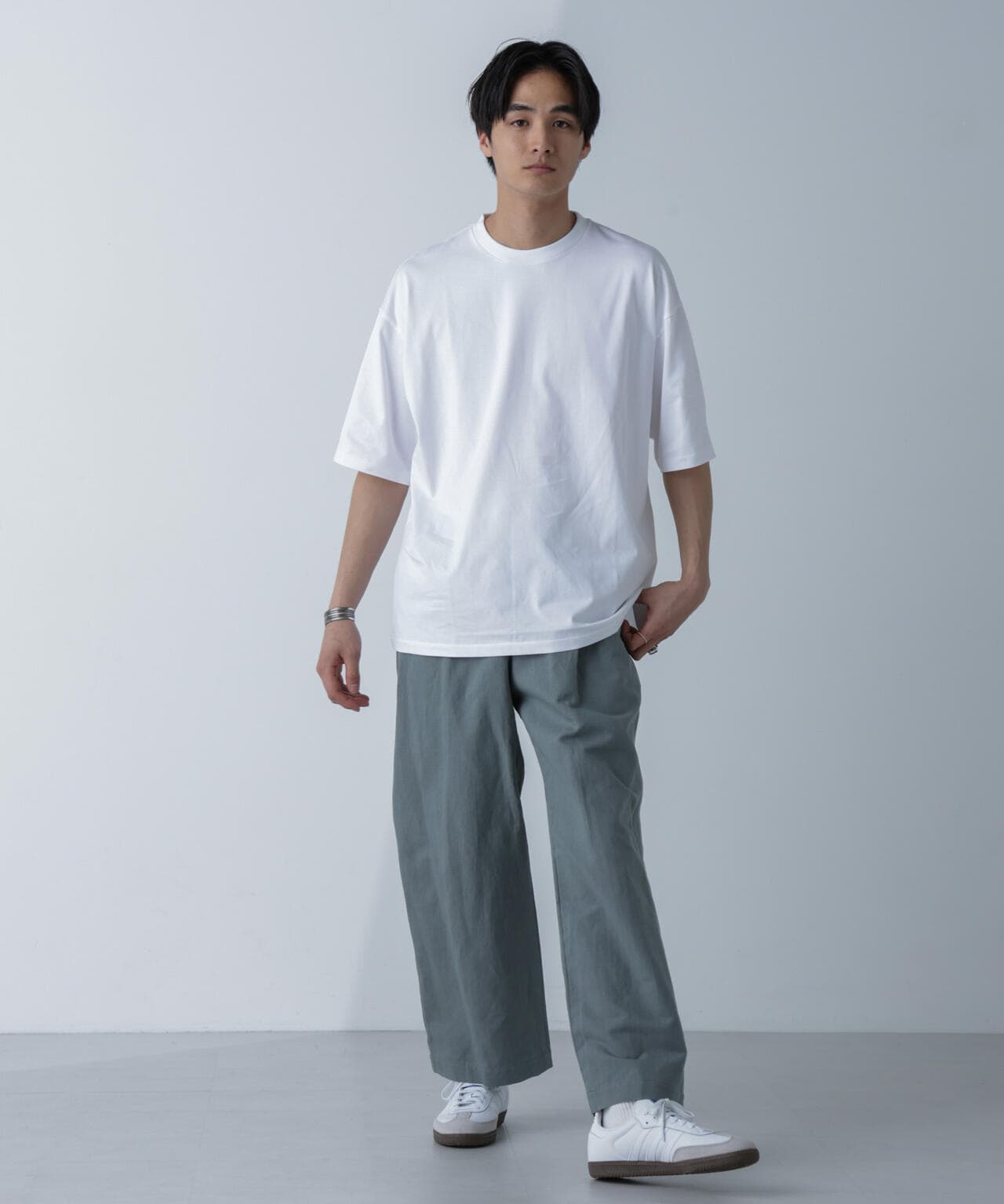 【SHALOM】STRETCHING PLEATS PANTS GRAY [関税・送料込み] 2WAY STRETCH PANTS – FIDES