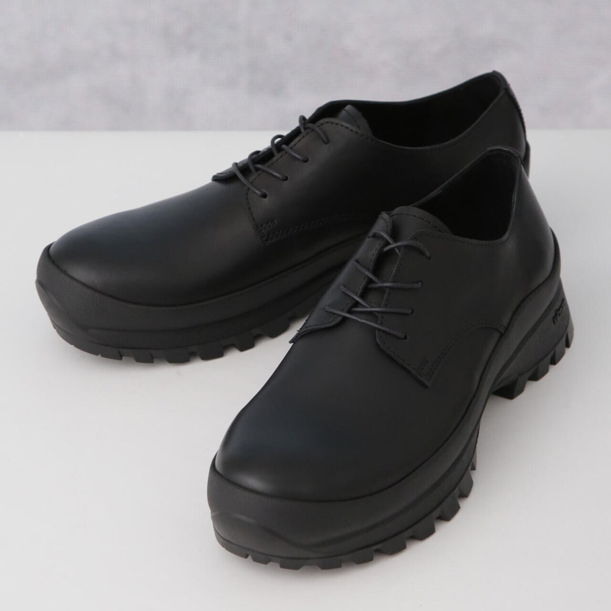 ♡新品未使用♡ パドローネ　ダービーシューズ　ラバーソール　ブラック　1759 PADRONE / DERBY PLAIN TOE SHOES