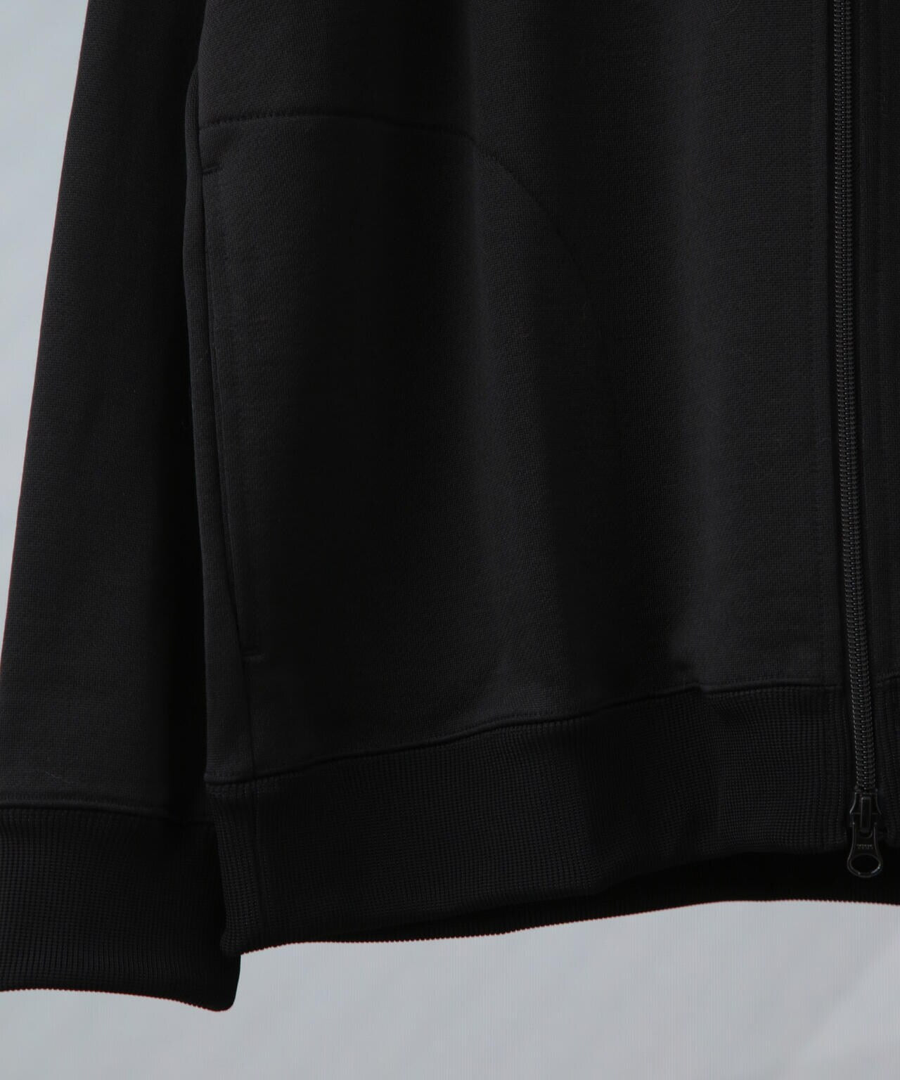 ニードルス ジップフーディ Lサイズ 黒 Needles / ニードルズ | Zipped Hoody - Bright Jersey - Black