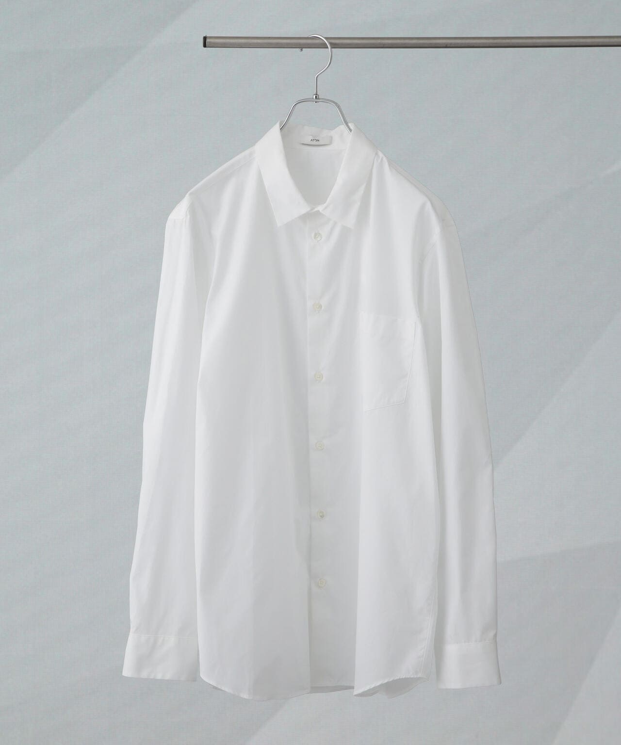 【ATON】22AW / SUVIN BROAD STANDARD SHIRT SUVIN60/2 | OVERSIZED L/S T-SHIRT – ATON | エイトン