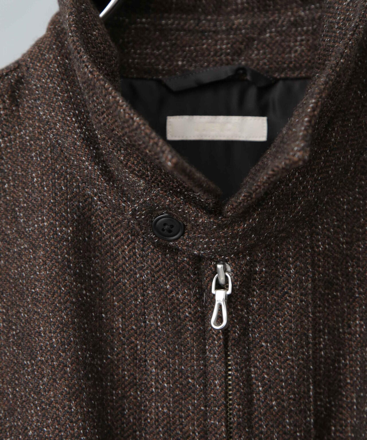 ULTERIOR/MELANGE CHAIN TWILL ZIP UP SH 6704220053