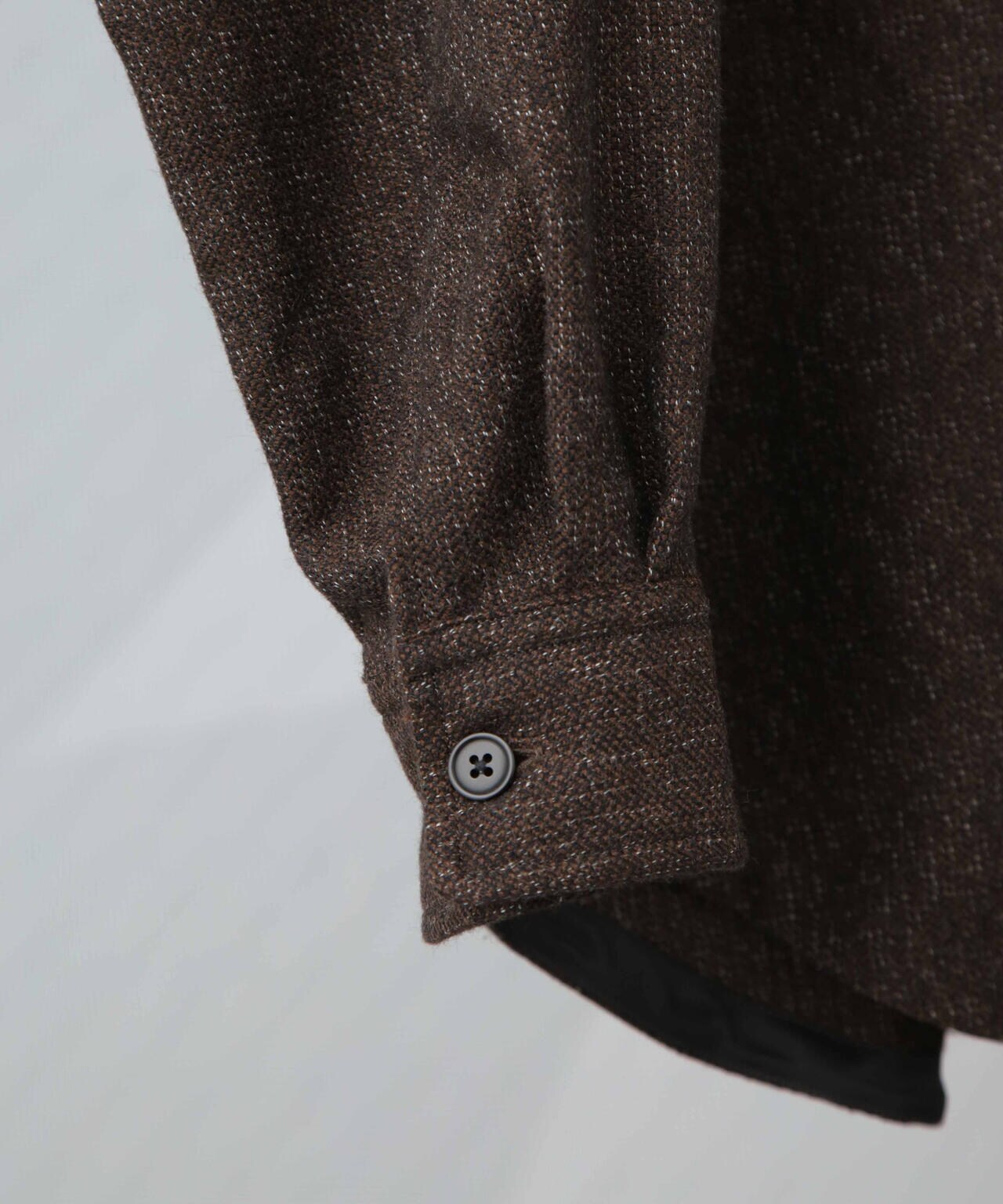 ULTERIOR/MELANGE CHAIN TWILL ZIP UP SH 6704220053