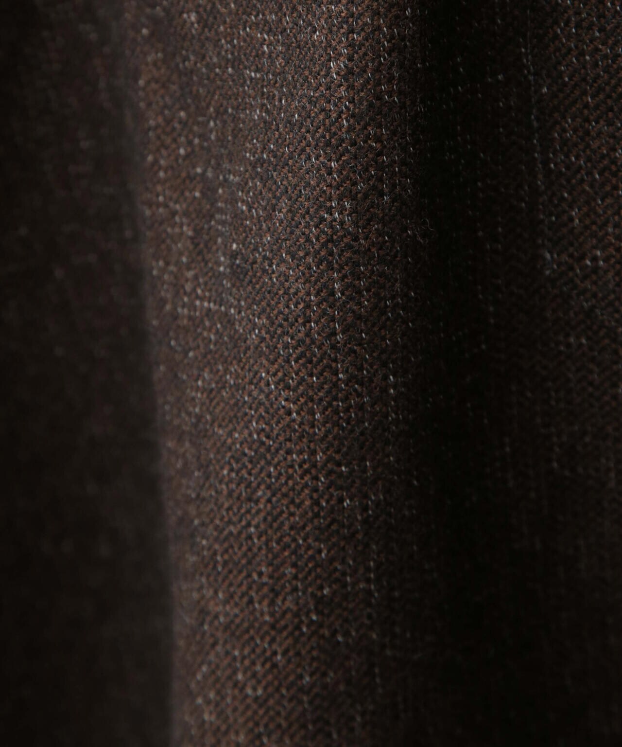 ULTERIOR / MELANGE CHAIN TWILL ZIP UP SH
