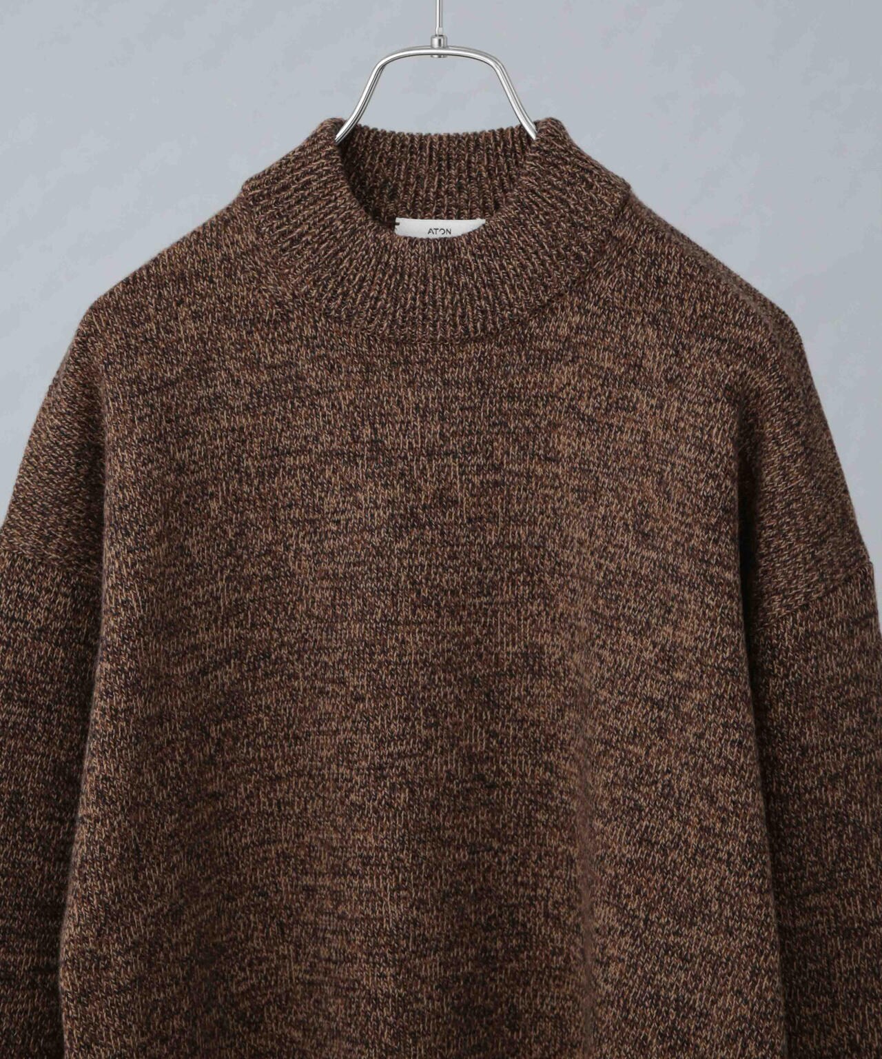 ATON/BABY WOOL MOCKNECK SWEATER 6704222033