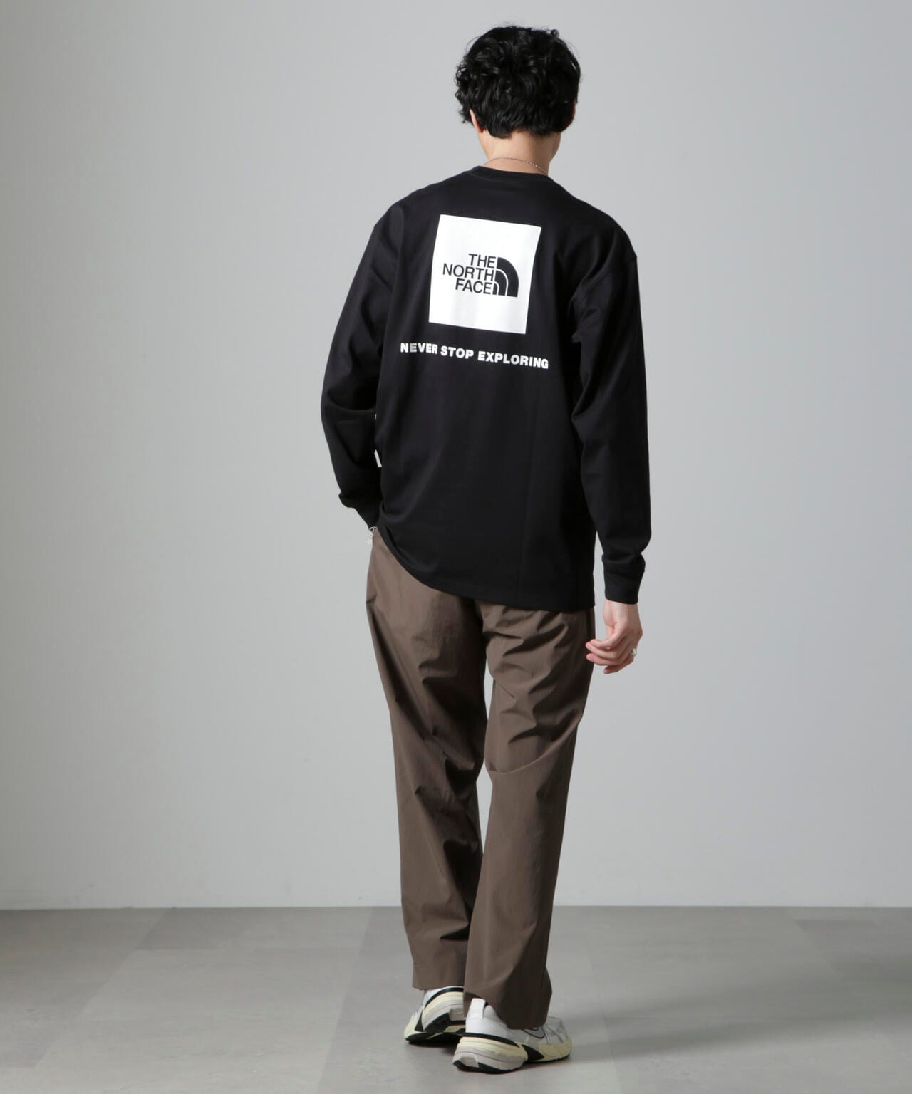 THE NORTH FACEL / S Back Square Logo Tee