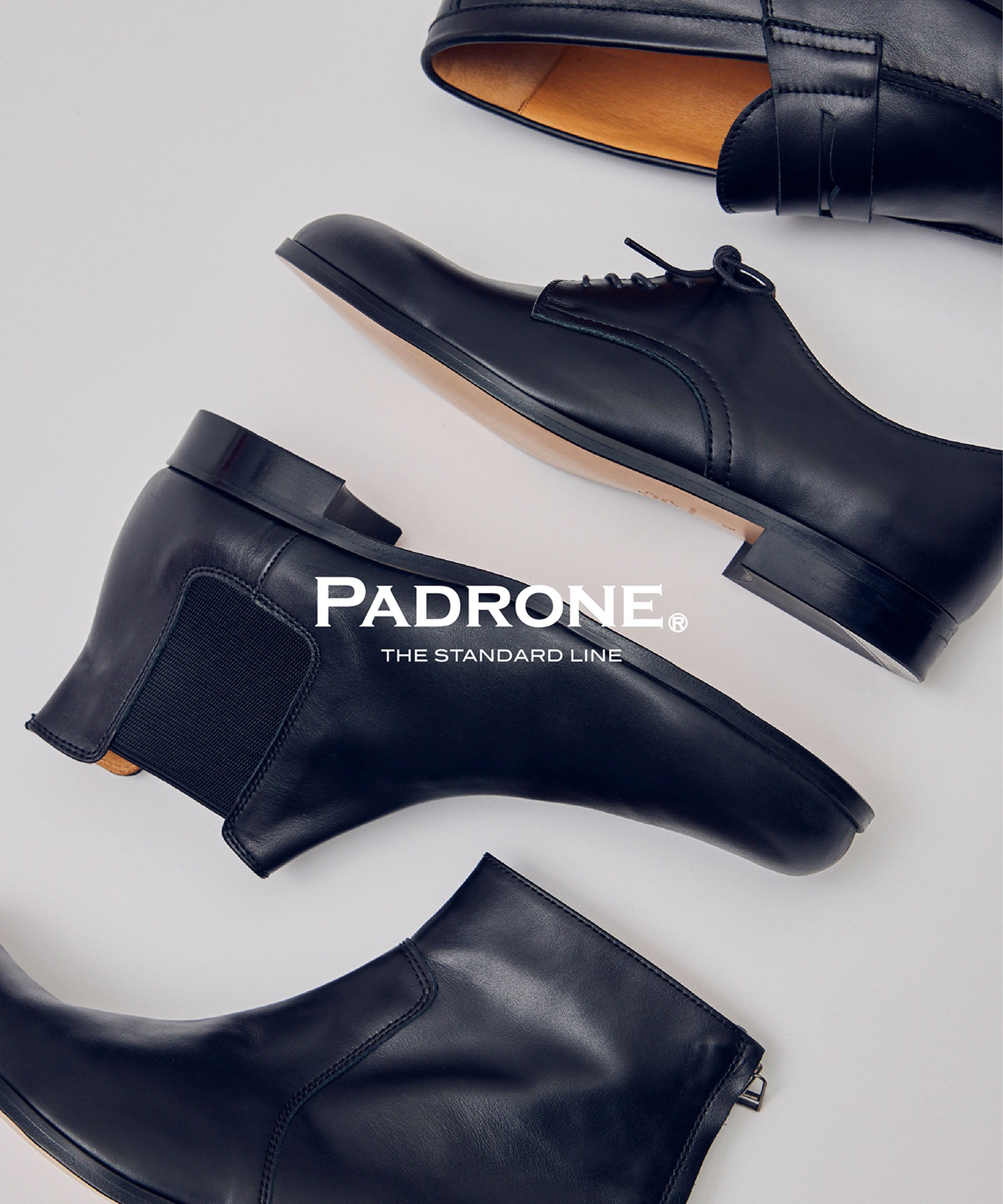 PADRONE THE STANDARD LINE/別注 BACK ZIP BOOTS / バックジップブーツ