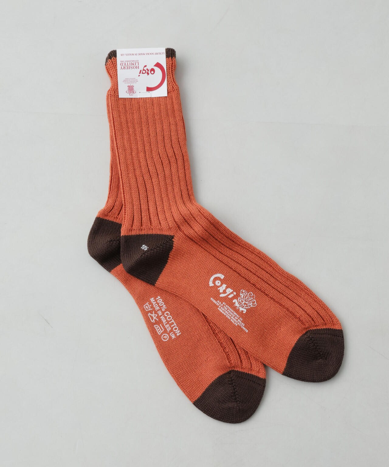 Corgi/別注 FINE GAUGE COTTON SOCKS 6704251031