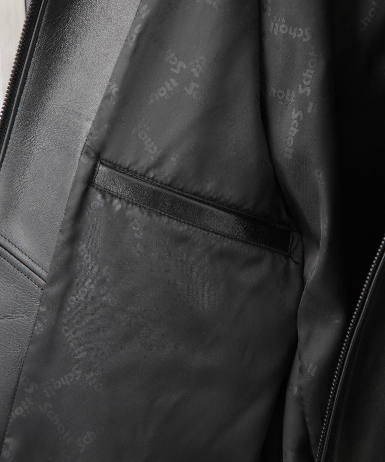 最新セレクトショップ別注】ショットのレザーにラングラーの