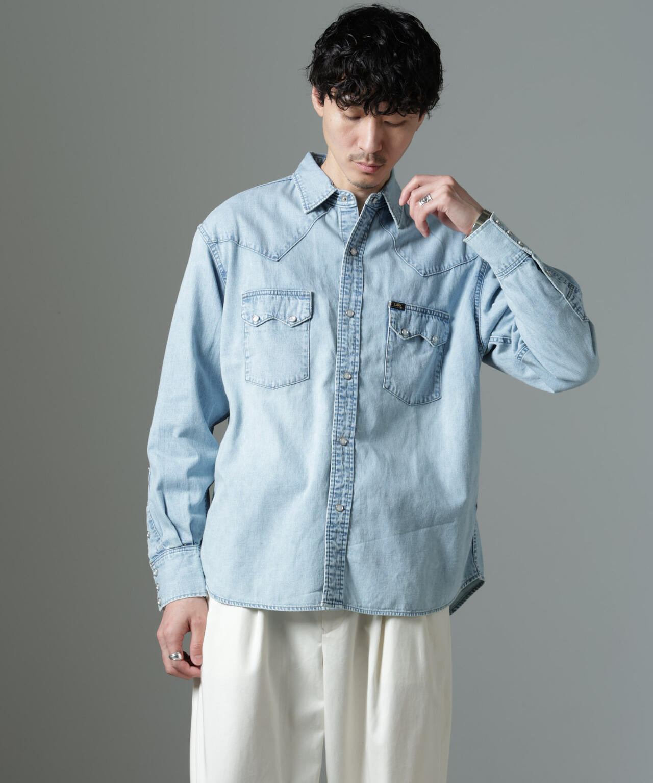 最大12%OFFクーポン Lee / 別注 Lee DENIM WESTERN SHIRT ジャケット・アウター