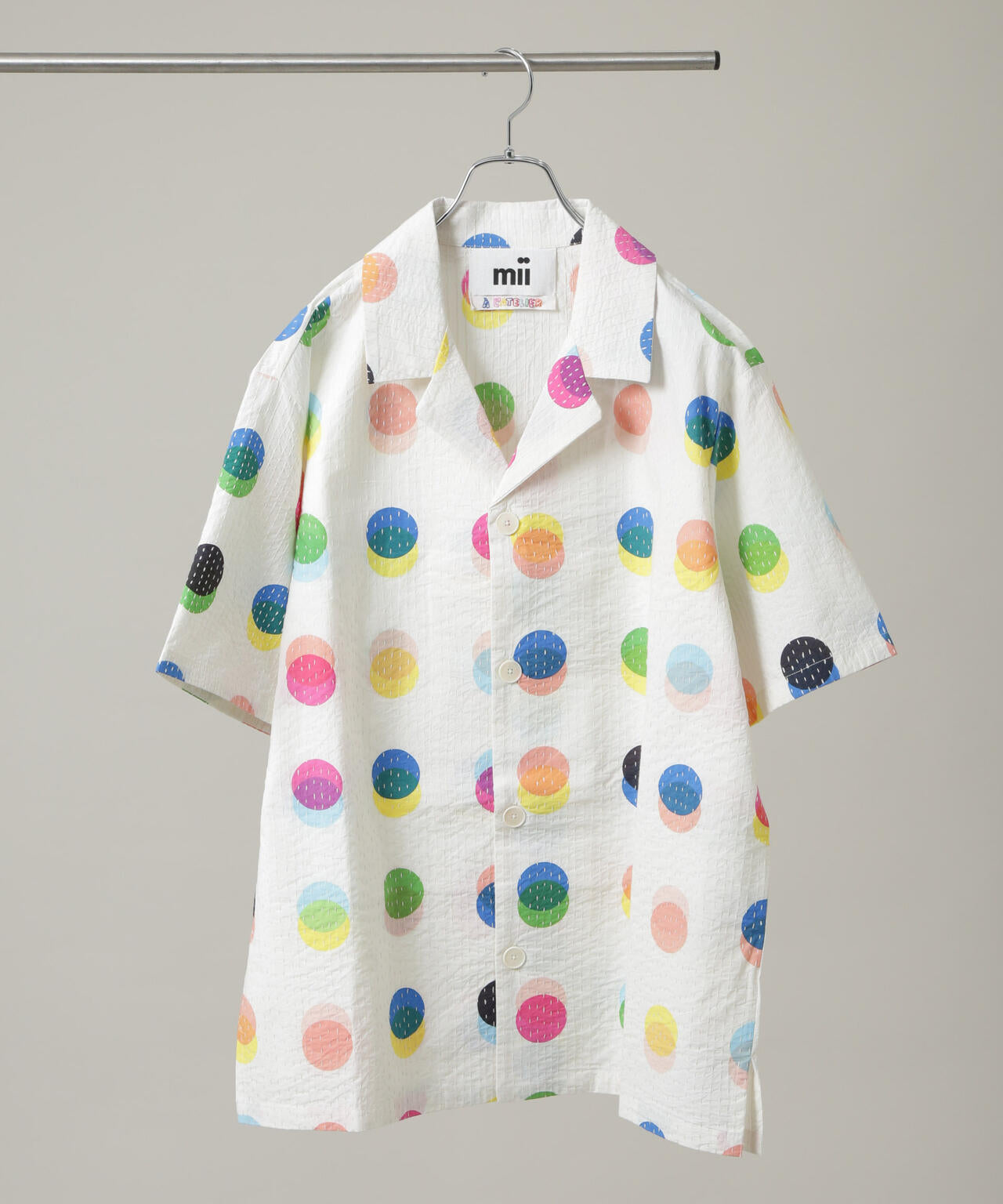 mii/別注 Dot Kantha S/S