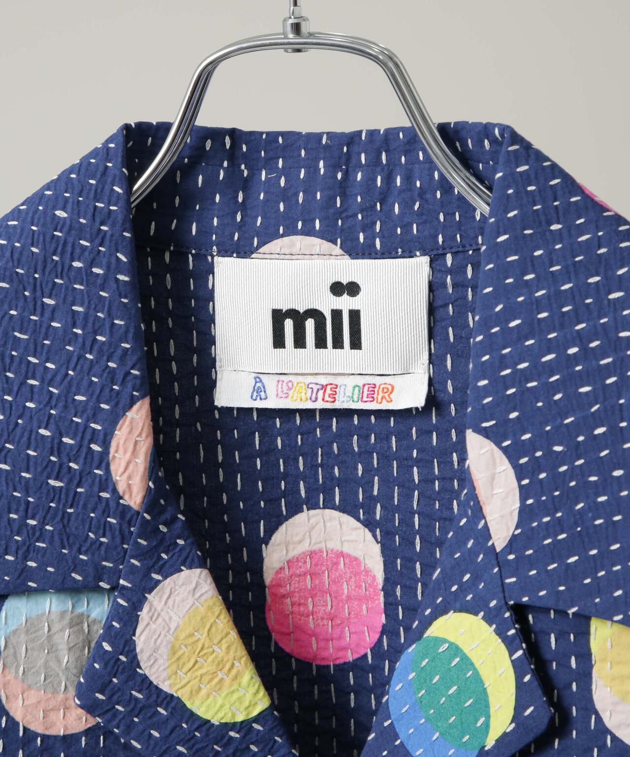 mii/別注 Dot Kantha S/S 6705121013