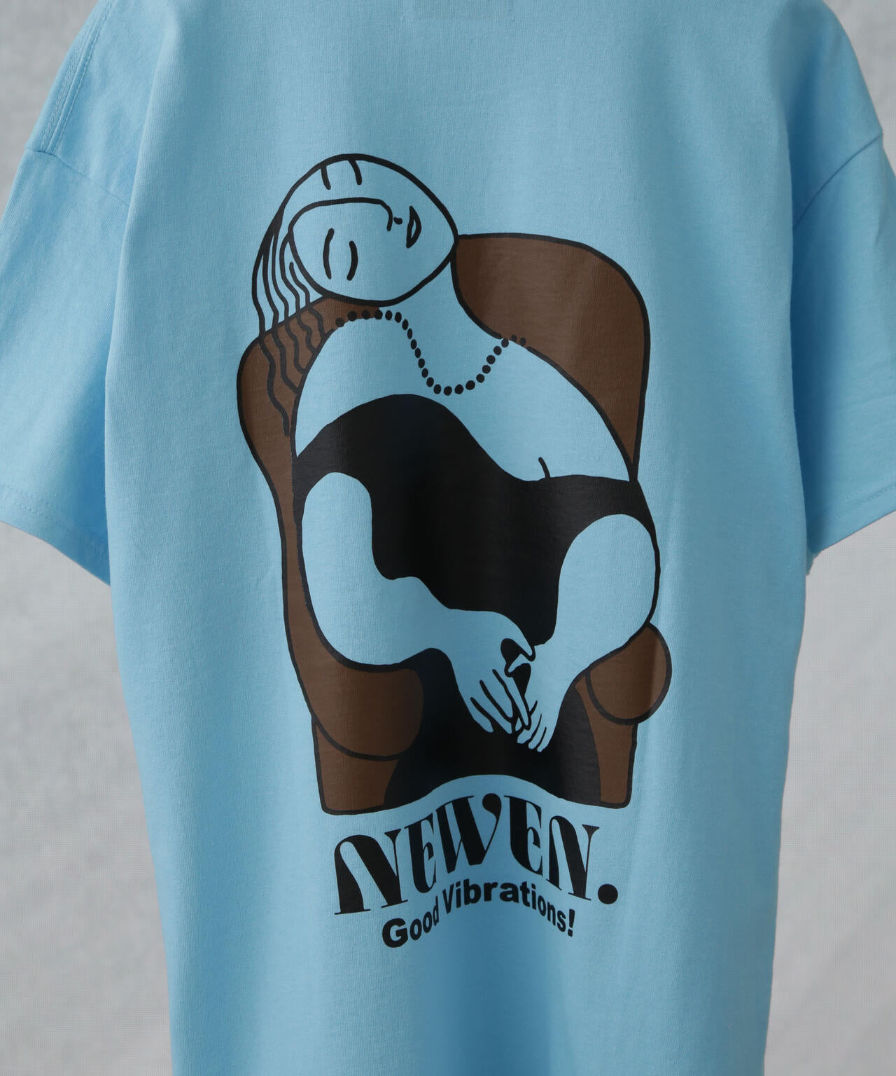 【新品未使用】BASERANGE VEIN TEE ASIE BLUE S Suvin Supima Tube Halfsleeve Tee Heavy | KAPTAIN SUNSHINE