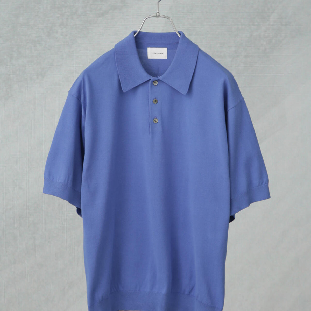 crepuscule / 別注 S/S KNIT POLO