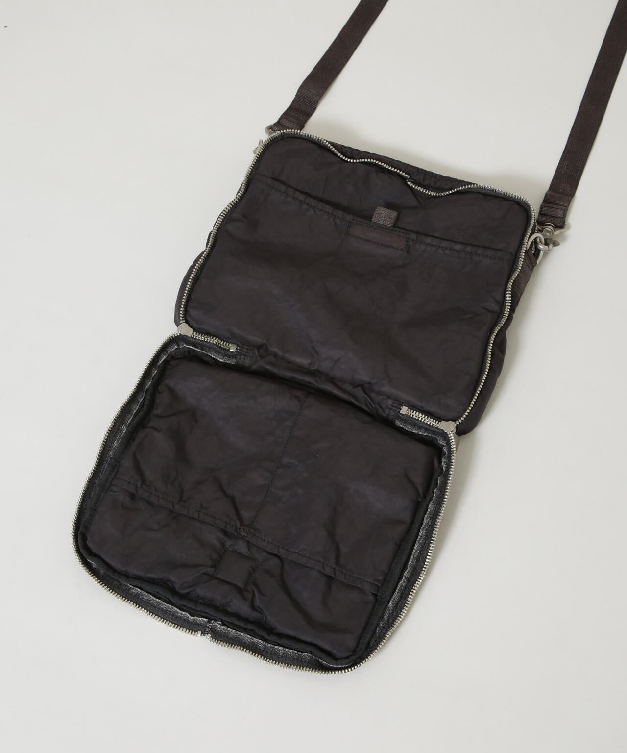 PORTER ブラック ポーチ 日本製 ストラップ付き FORCE（PORTER） ポーター フォース ショルダーポーチ 855-05461