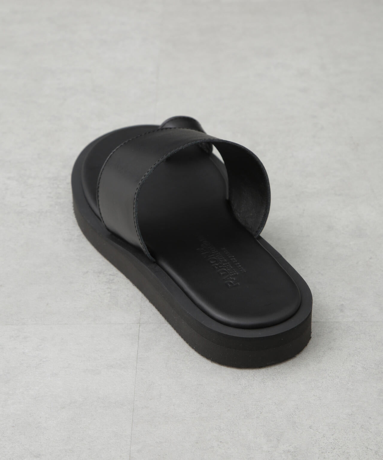 PADRONE THE STANDARD LINE / 別注 THONG SANDAL / 指ぬきレザー