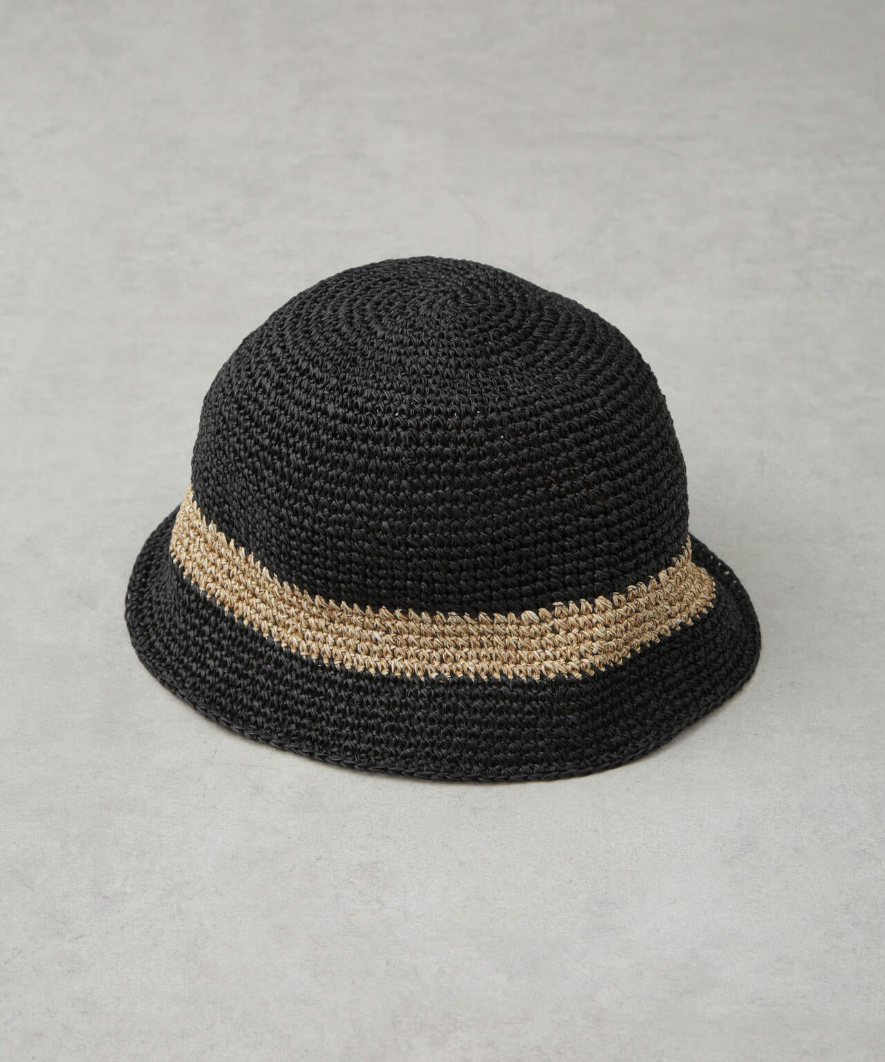 RACAL Paper Fiber Knit Tulip Hat ブラック