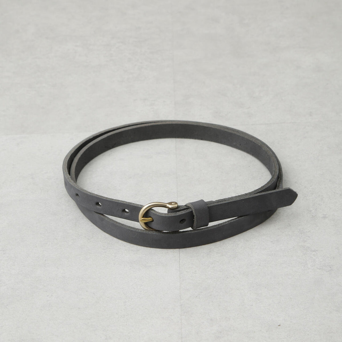 Martin Faizey/0.5 inch Shackle Belt_Nubuck