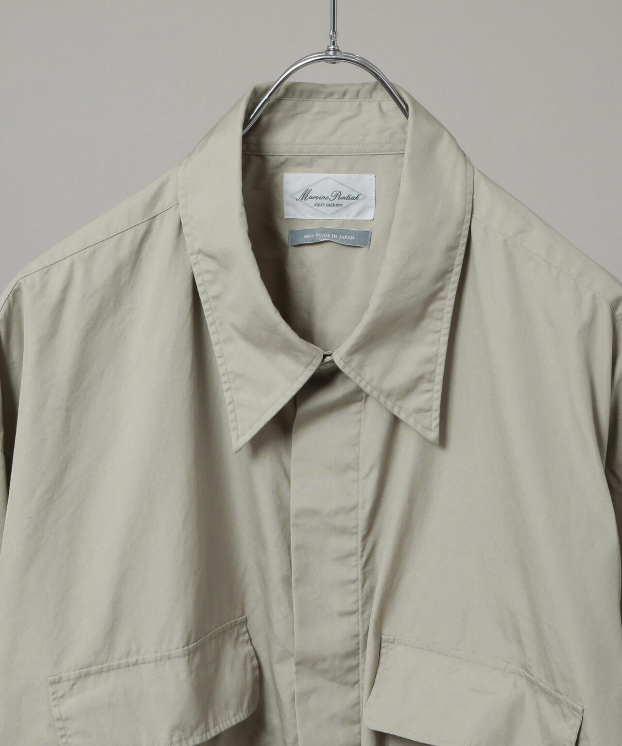 Marvine Pontiak Shirt Makers / Fly Front 3 Button Shirt