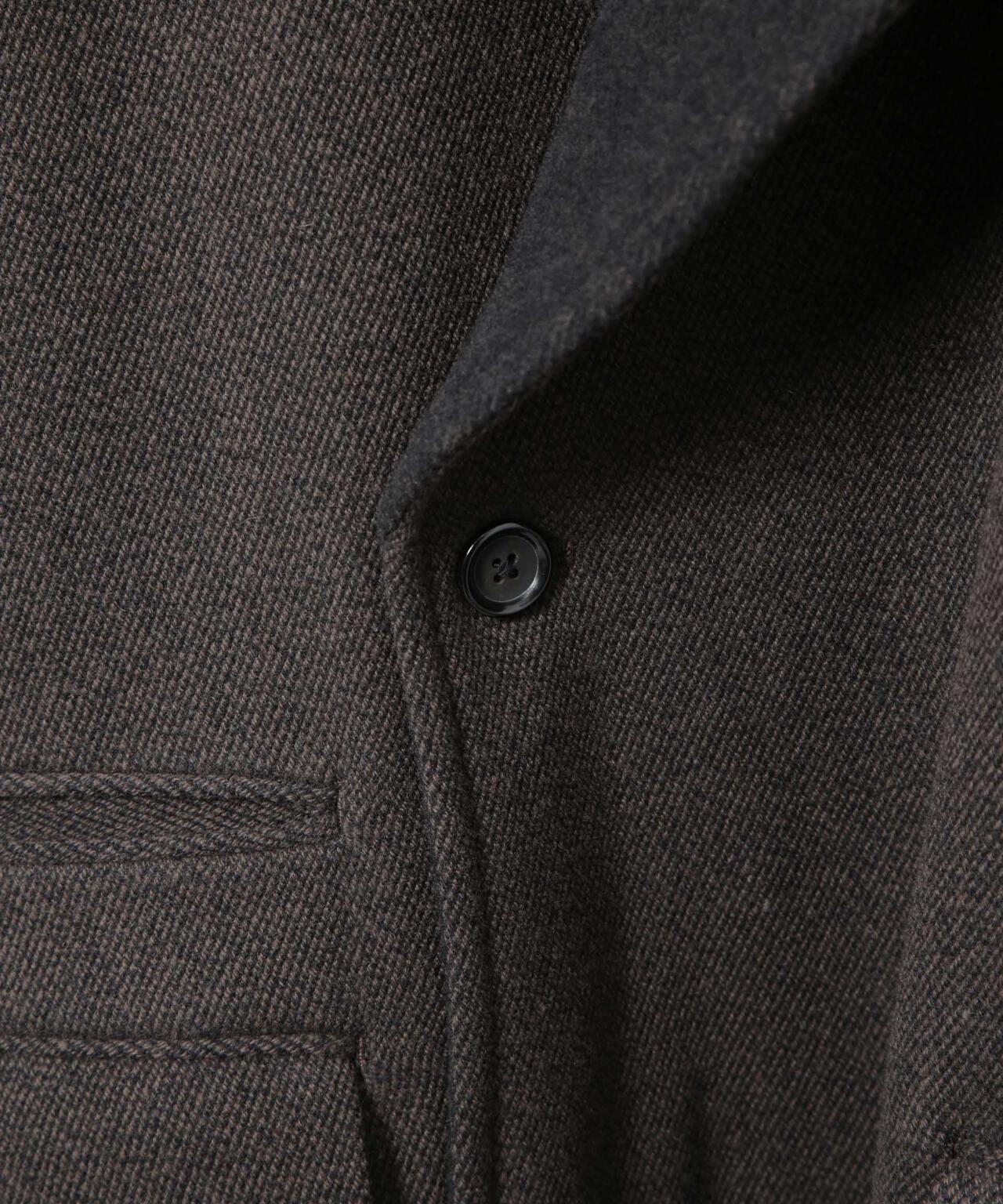 ULTERIOR/WOOL SILK KERSEY DB COAT