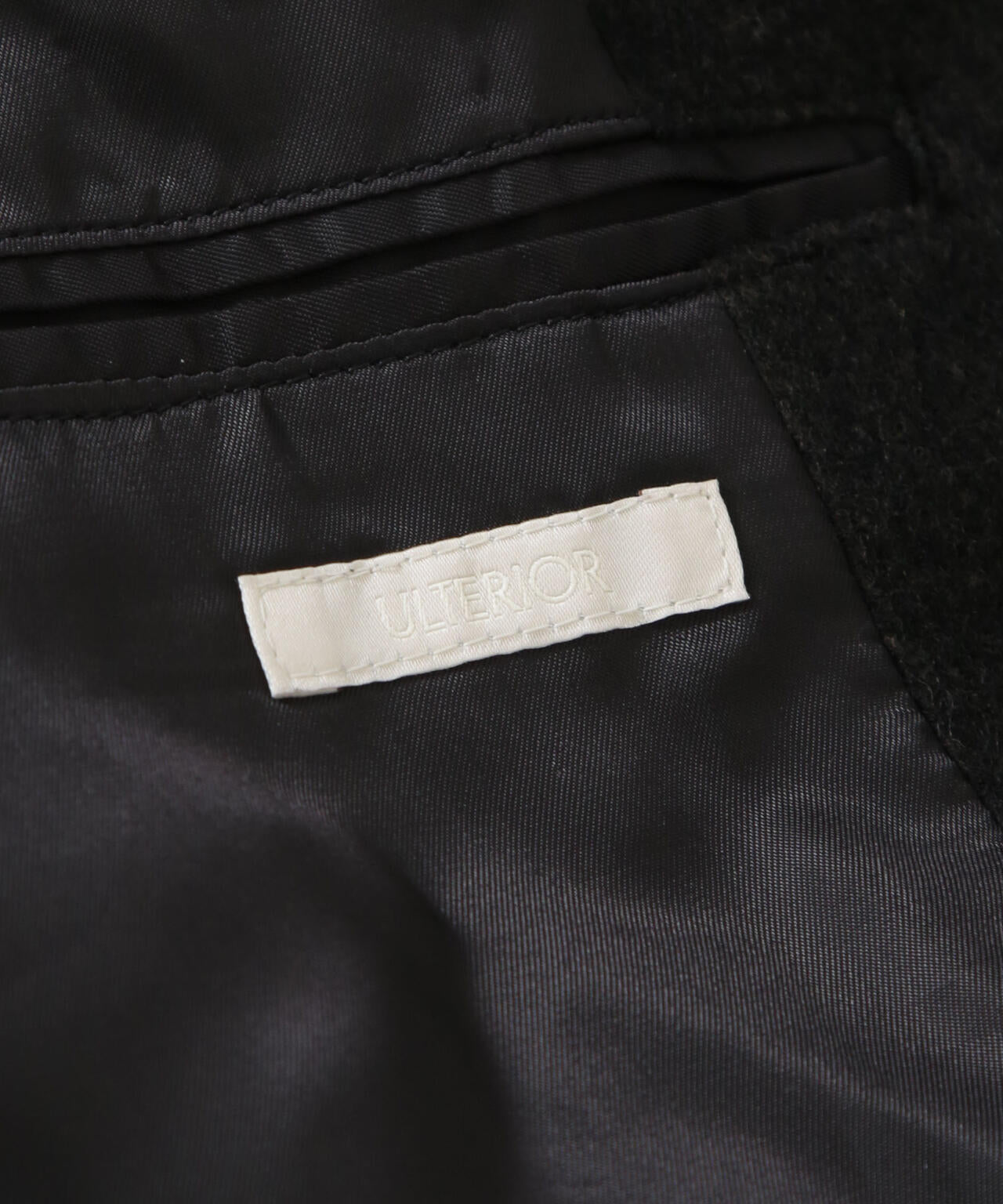 ULTERIOR/WOOL SILK KERSEY DB COAT