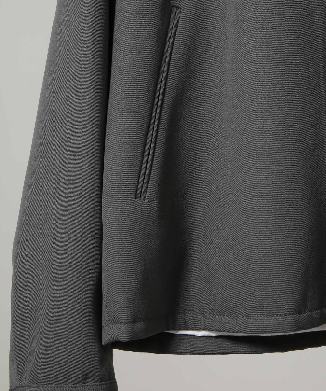 ATON/BACK SATIN HARRINGTON JACKET 6705212065