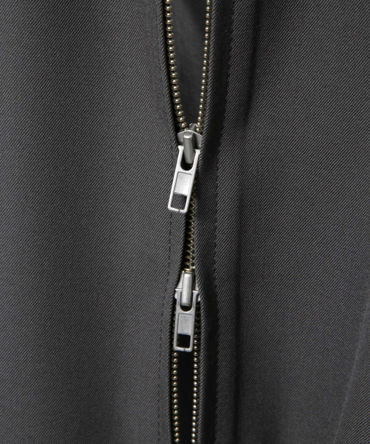 ATON/BACK SATIN HARRINGTON JACKET 6705212065
