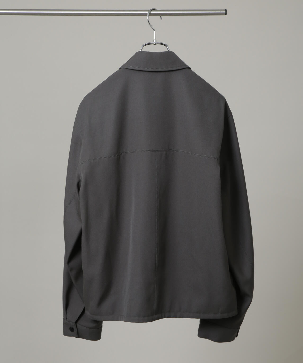 ATON/BACK SATIN HARRINGTON JACKET 6705212065