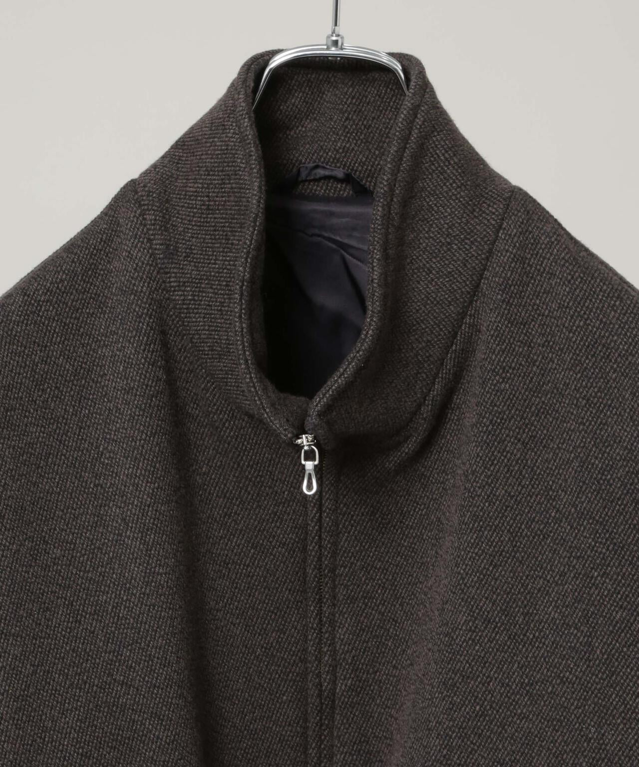 ULTERIOR/WOOL SILK KERSEY ZIP UP JKT 6705212071