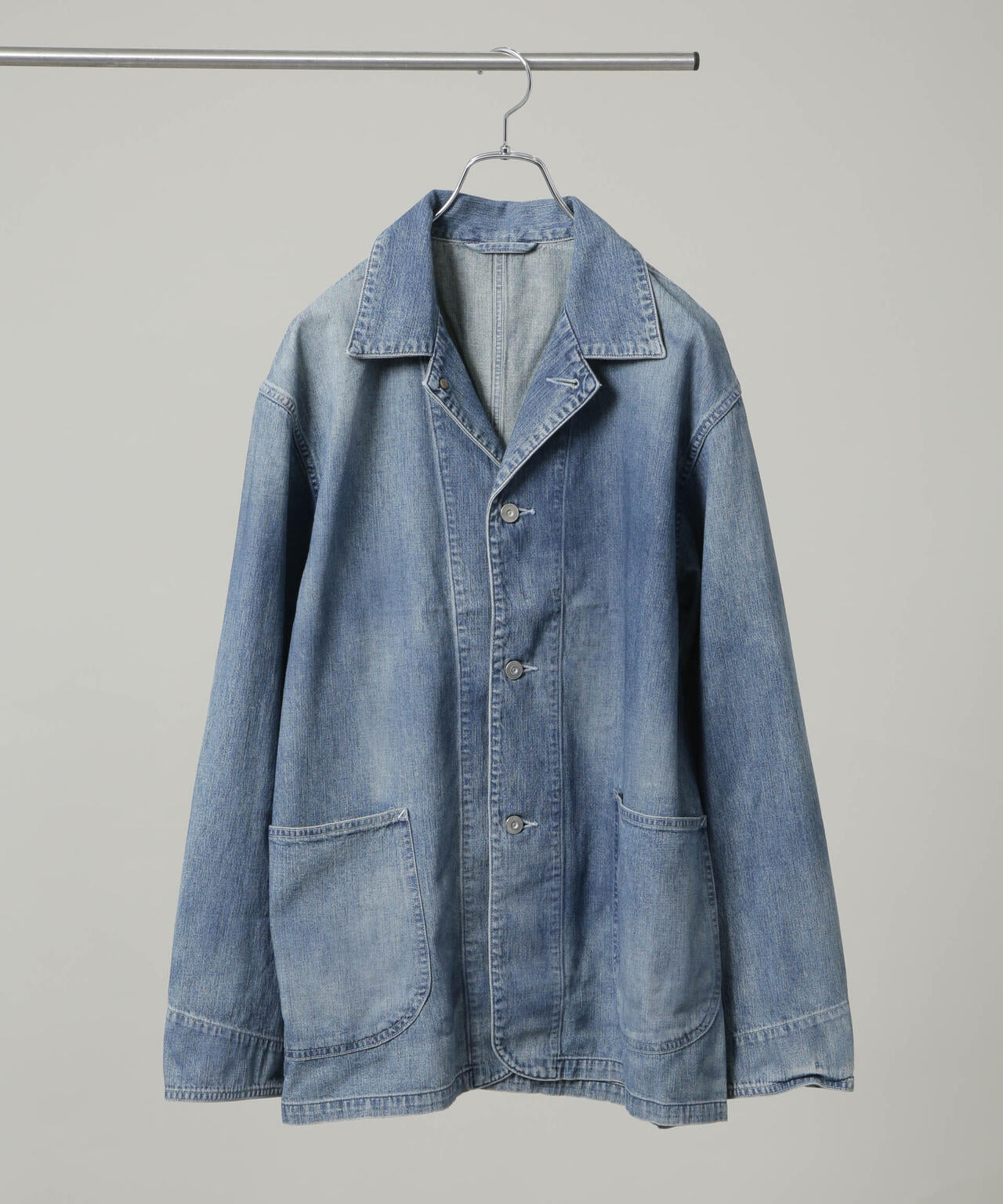 ULTERIOR/FADED LIGHT DENIM COVERALL(セットアップ可) 6705212073