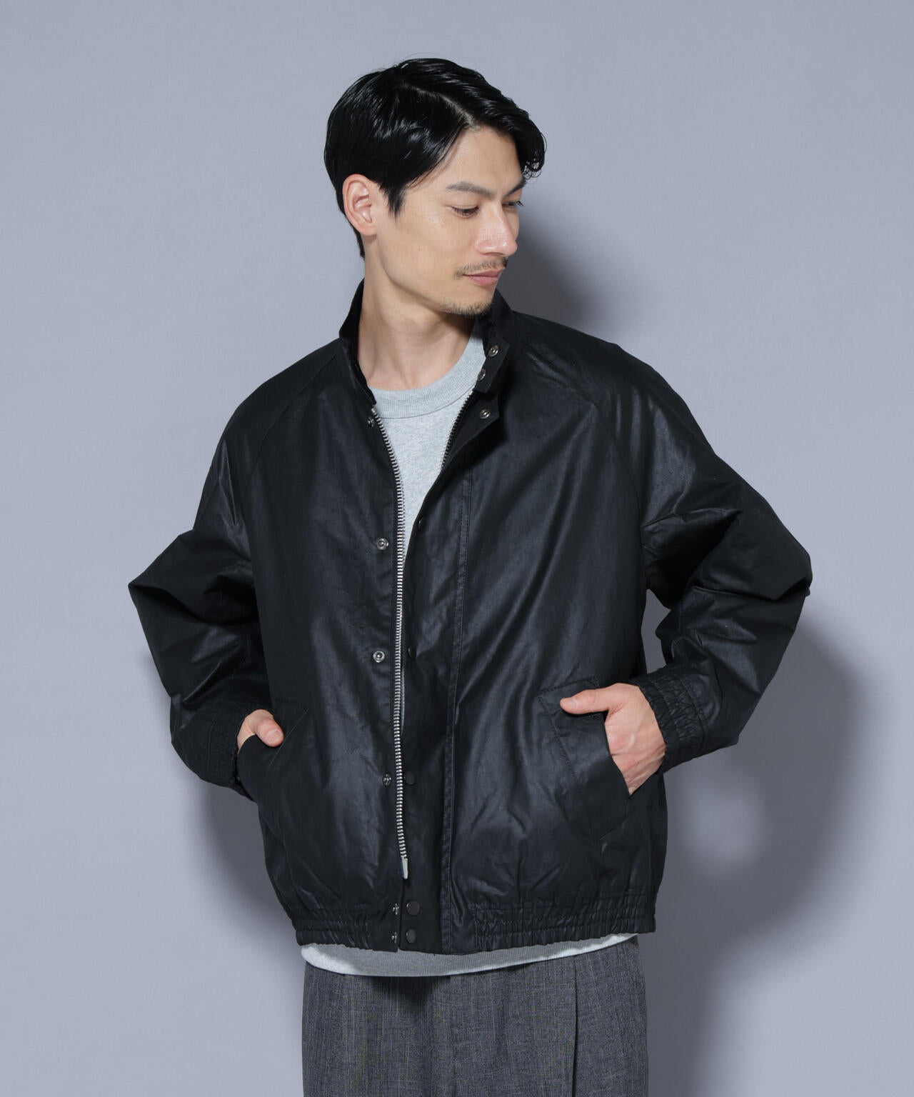 Barbour ナイロンジャケット ライトアウター barbour/BLOUSONTRANSPORTWAX JACKET