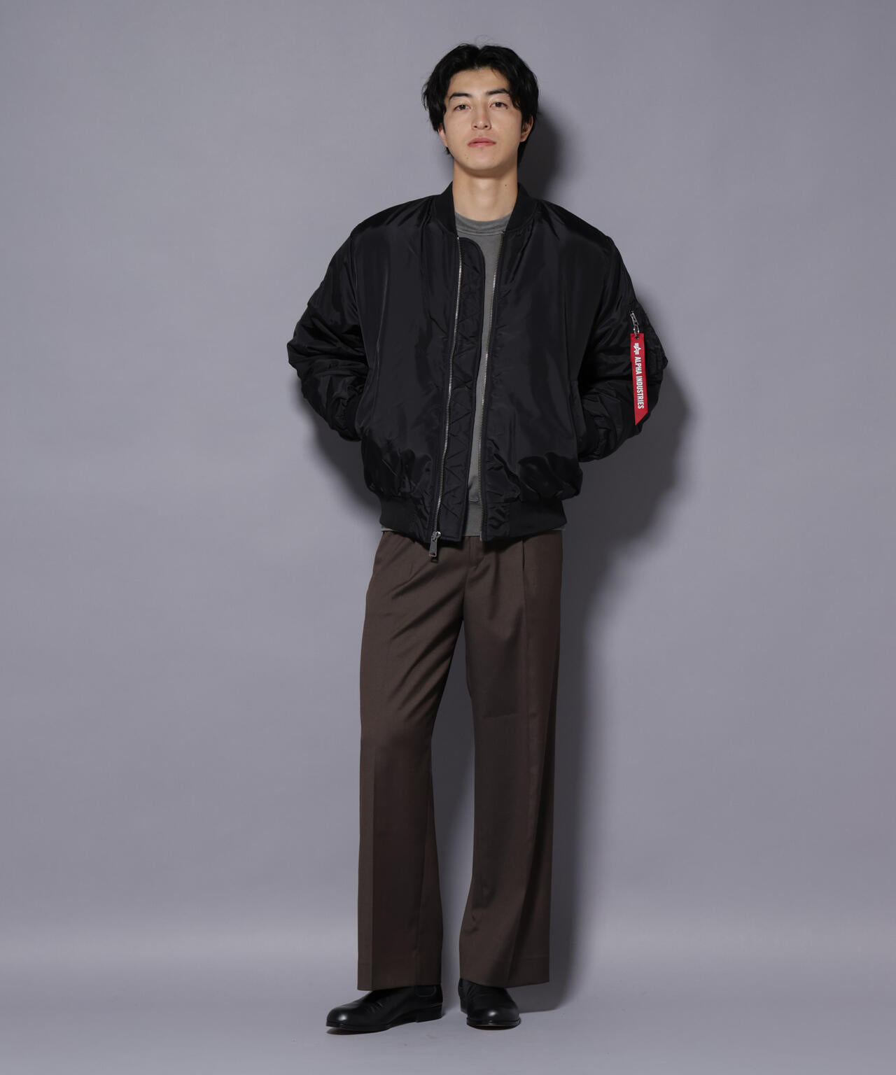 ALPHA INDUSTRIES / MA-1 OXFORD FLIGHT JACKET