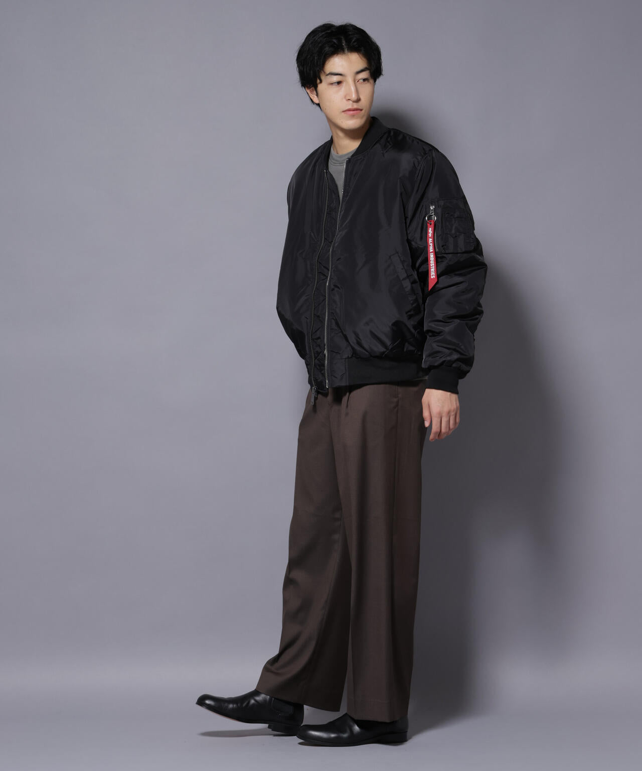 ALPHA INDUSTRIES / MA-1 OXFORD FLIGHT JACKET