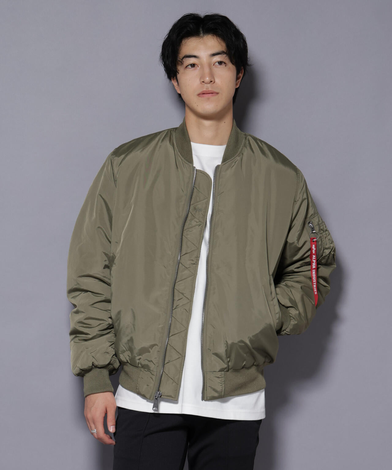 ALPHA INDUSTRIES / MA-1 OXFORD FLIGHT JACKET