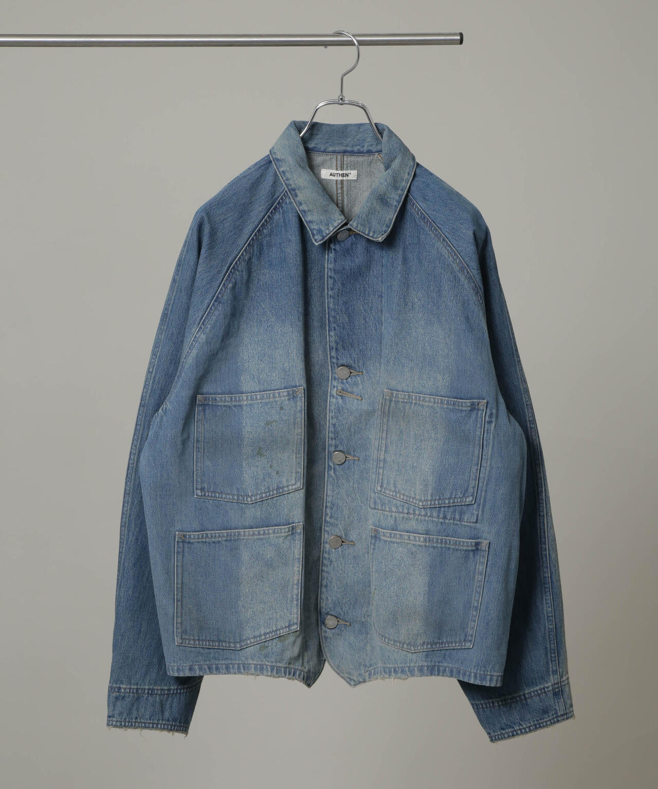 AUTHEN/VINTAGE DENIM ENGINEER JACKET