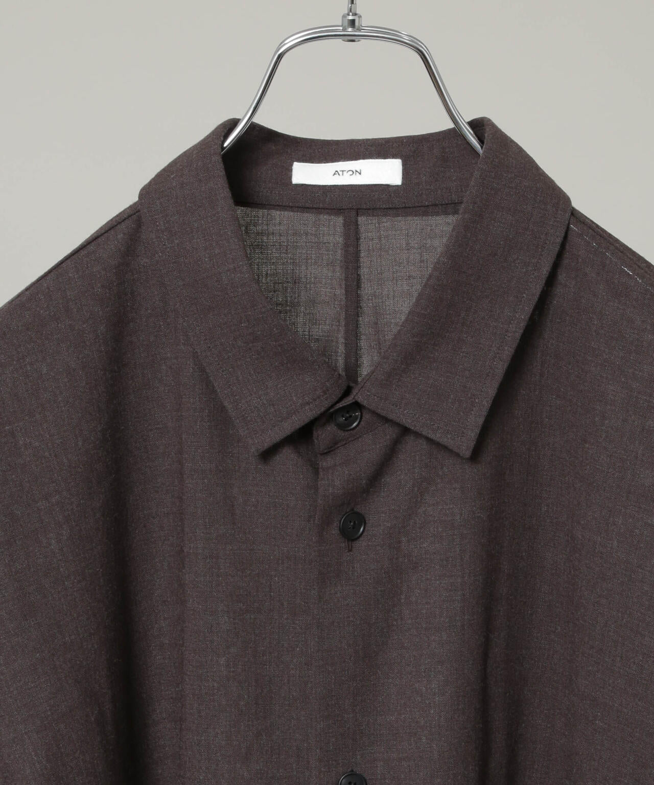 ATON / TWIST WOOL WASHER OVERSIZED SH
