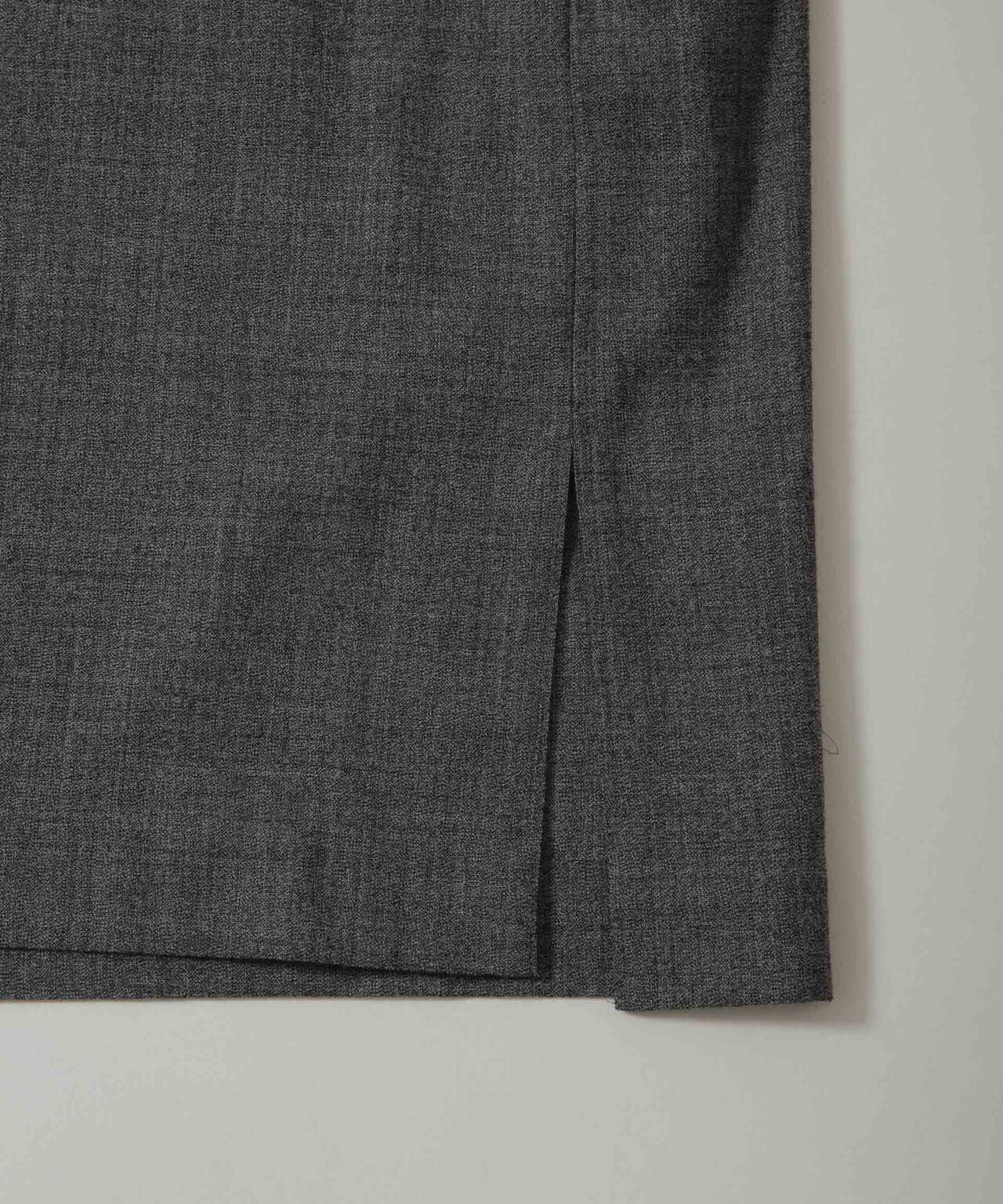 ATON / TWIST WOOL WASHER ZIP UP SHIRT