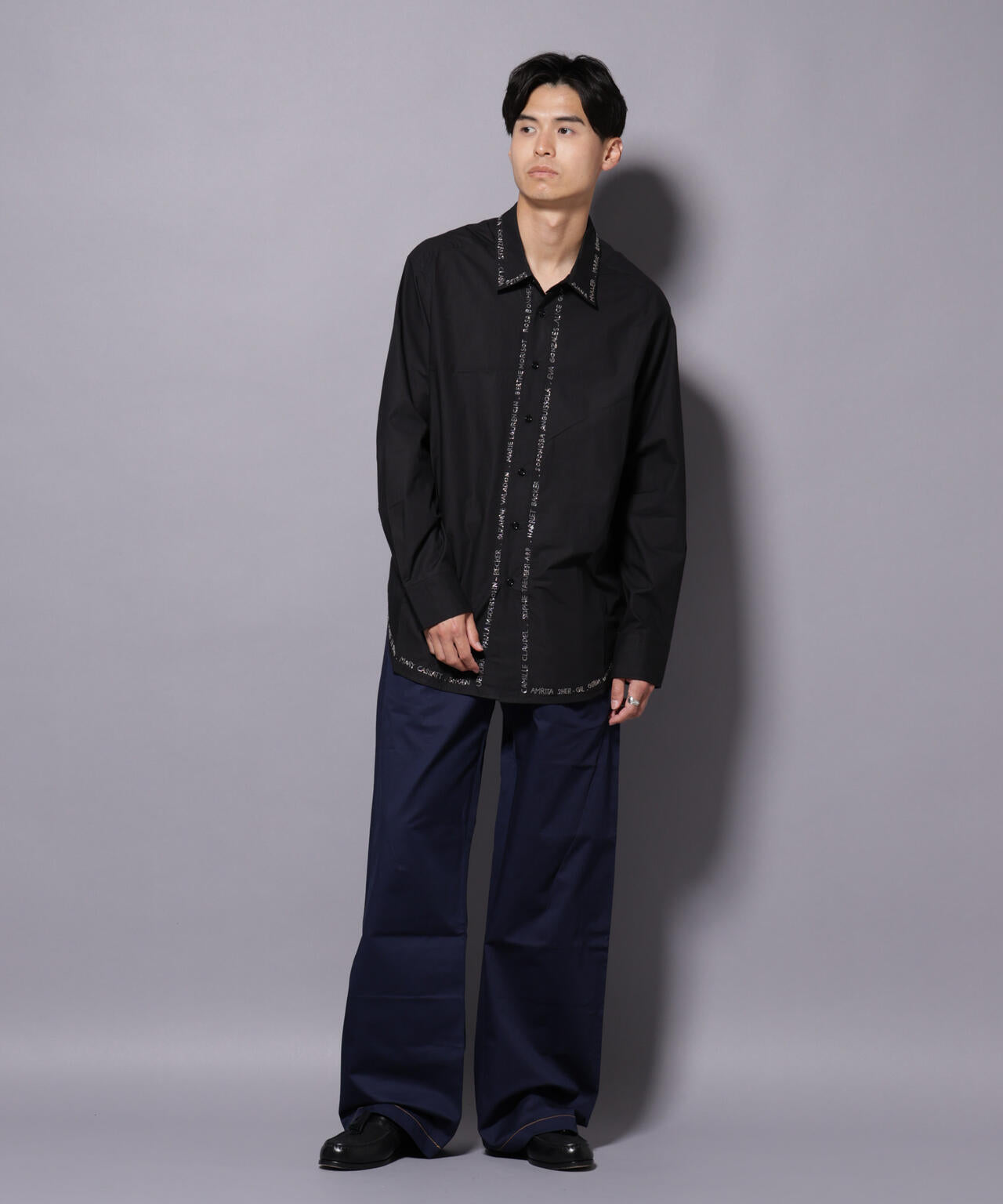 mii/CONTRASTED HAND EMBROIDERED SH 6705220050