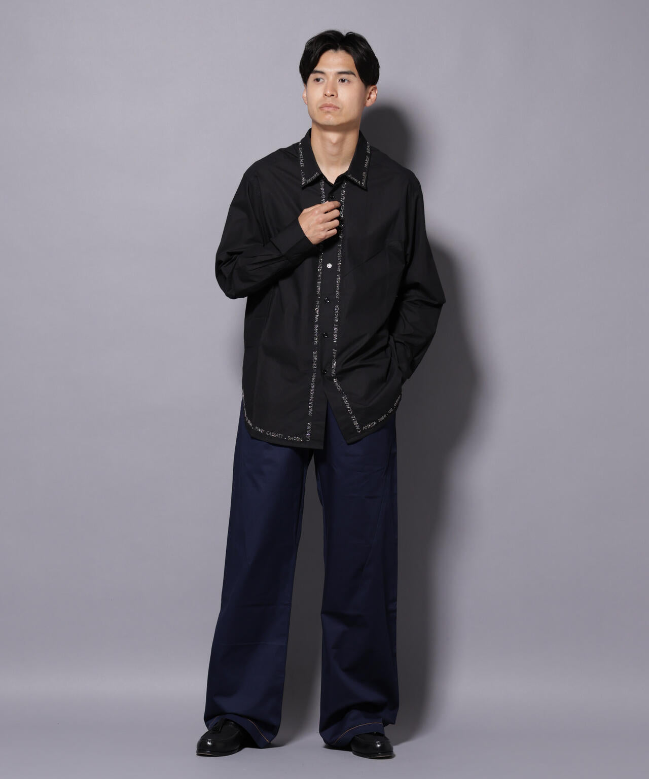 mii/CONTRASTED HAND EMBROIDERED SH 6705220050