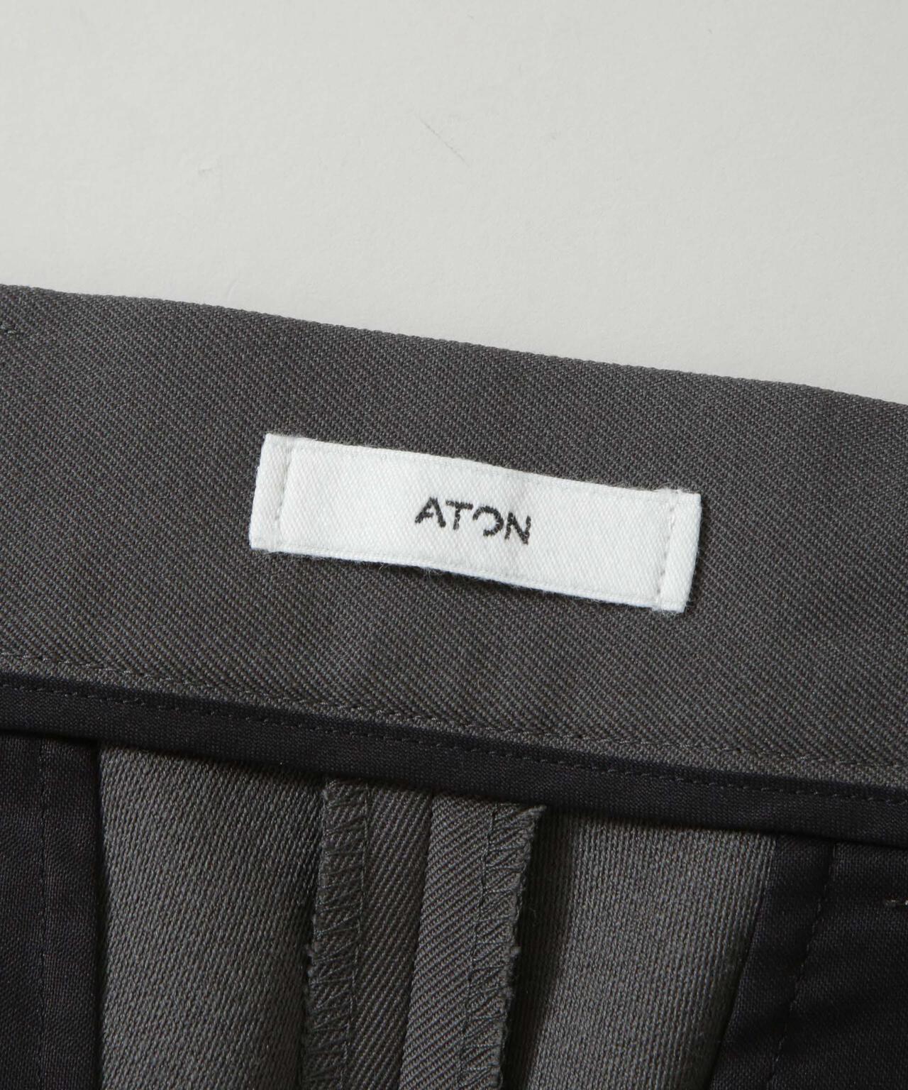 ATON/BACK SATIN STANDARD PANTS 6705227130